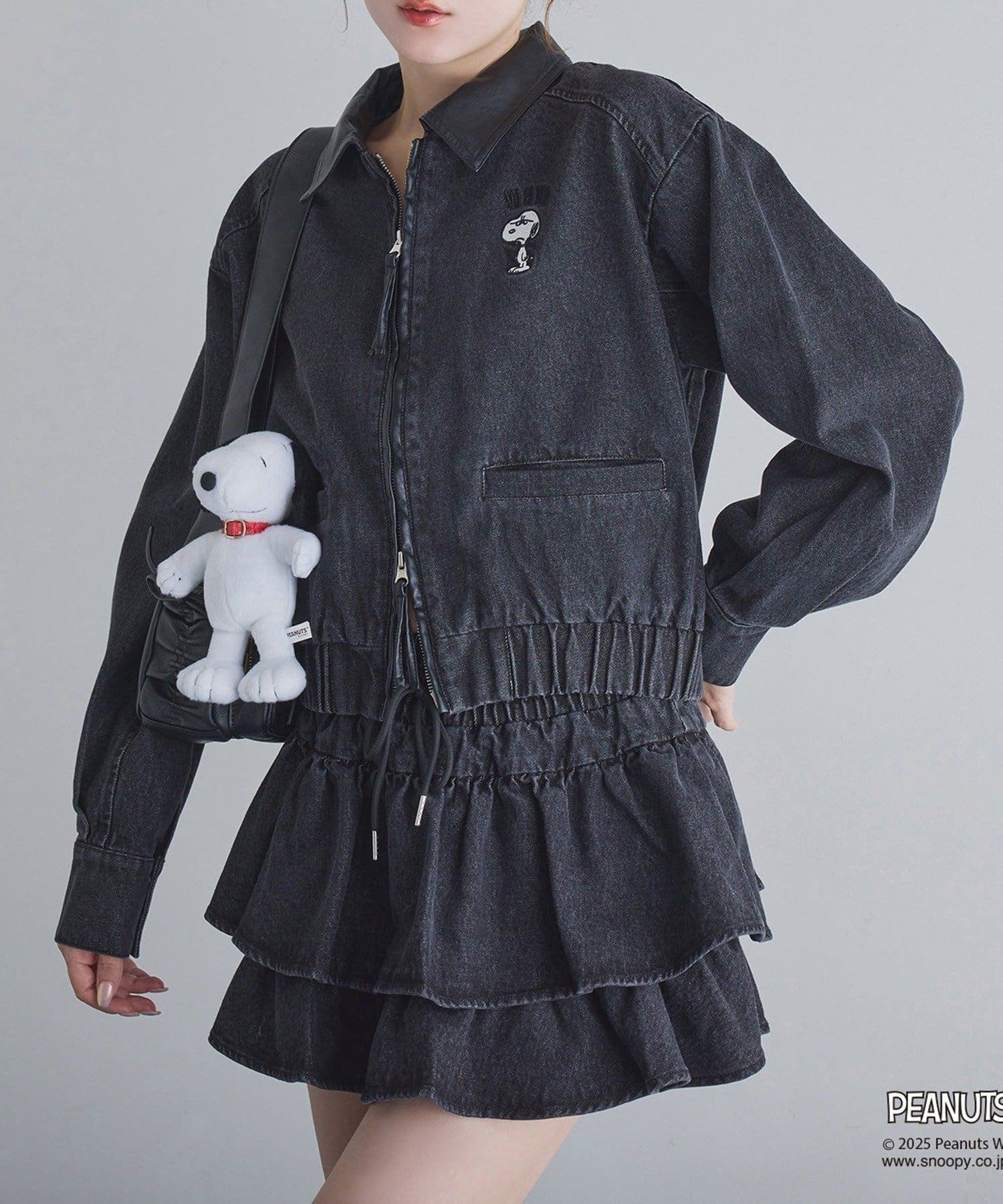 NICE CLAUP / OLIVE des OLIVE OUTLET(ナイスクラップ  / オリーブ デ オリーブ アウトレット) 【one after another】スヌーピーバーンジャケット