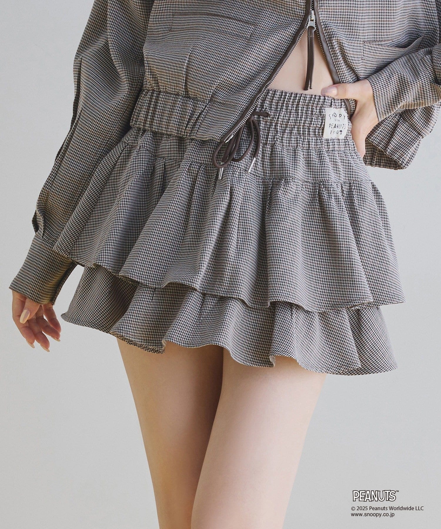 NICE CLAUP / OLIVE des OLIVE OUTLET(ナイスクラップ  / オリーブ デ オリーブ アウトレット) 【one after another】フリルミニスカート