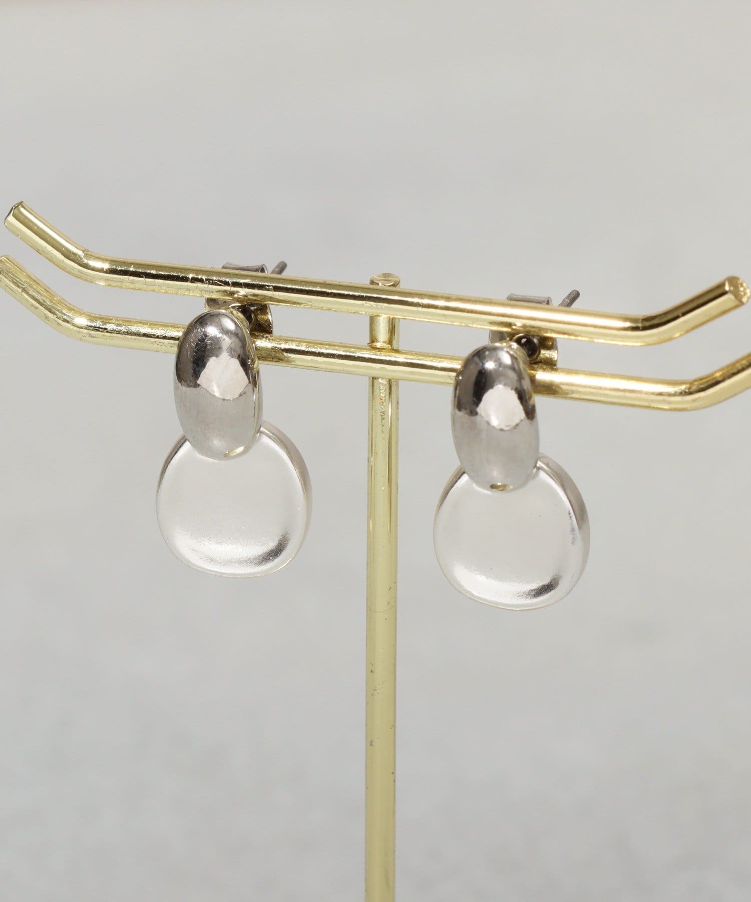 3COINS(スリーコインズ) ダブルメタルピアス