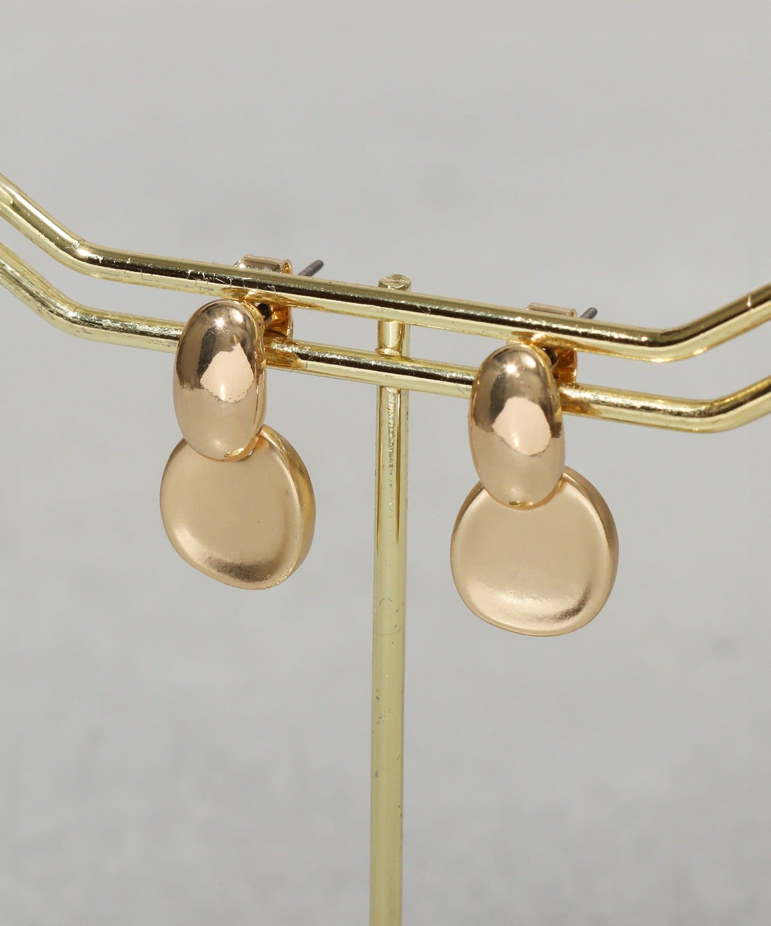 3COINS(スリーコインズ) ダブルメタルピアス