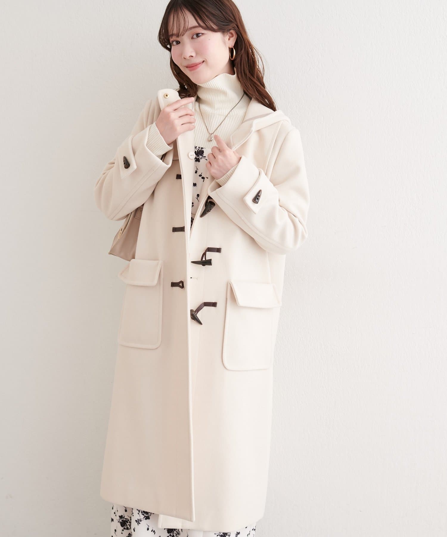 natural couture(ナチュラルクチュール) 【パルクロ限定】【Mychoiceset対象】ダッフルコート