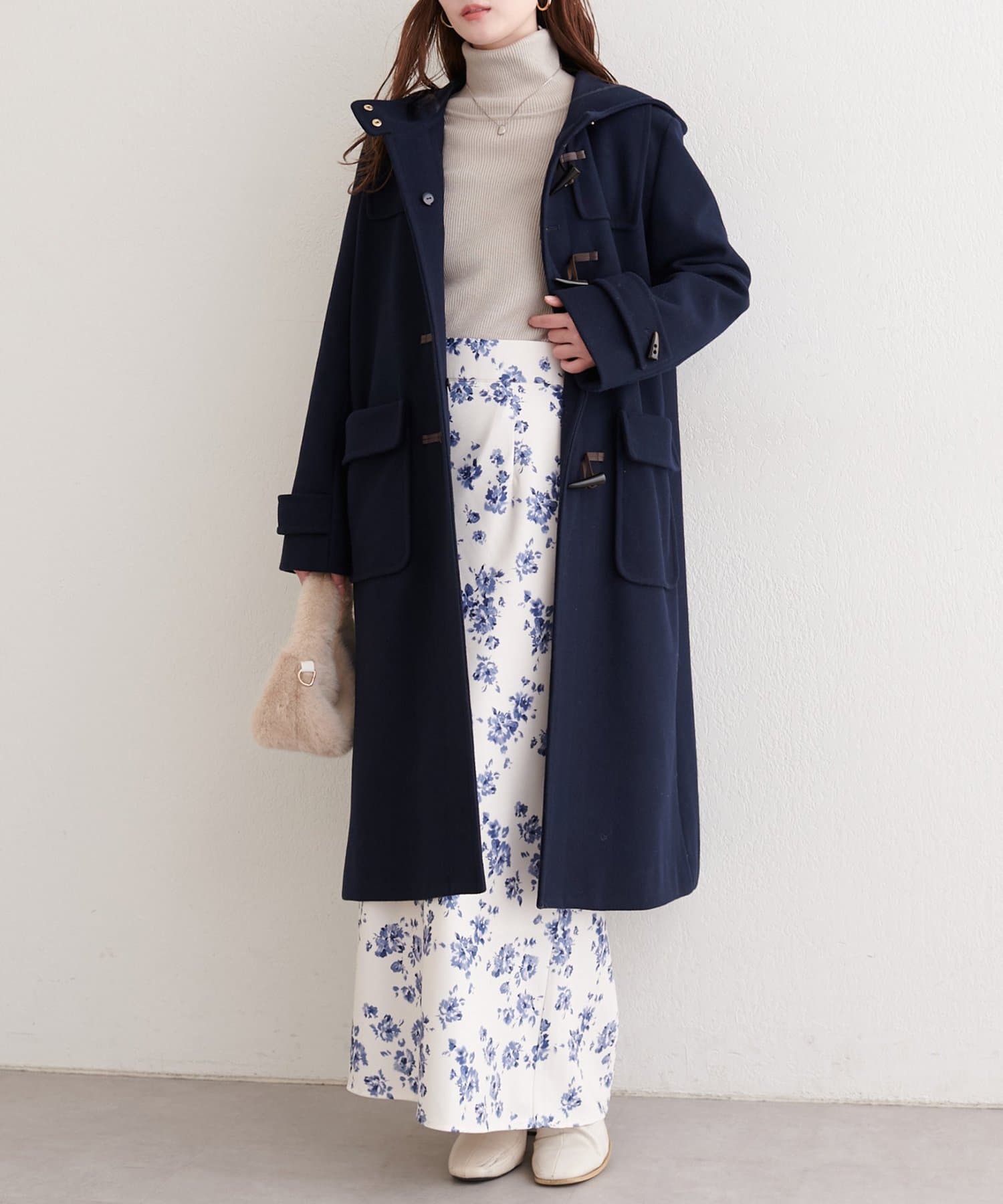 natural couture(ナチュラルクチュール) 【パルクロ限定】【Mychoiceset対象】ダッフルコート