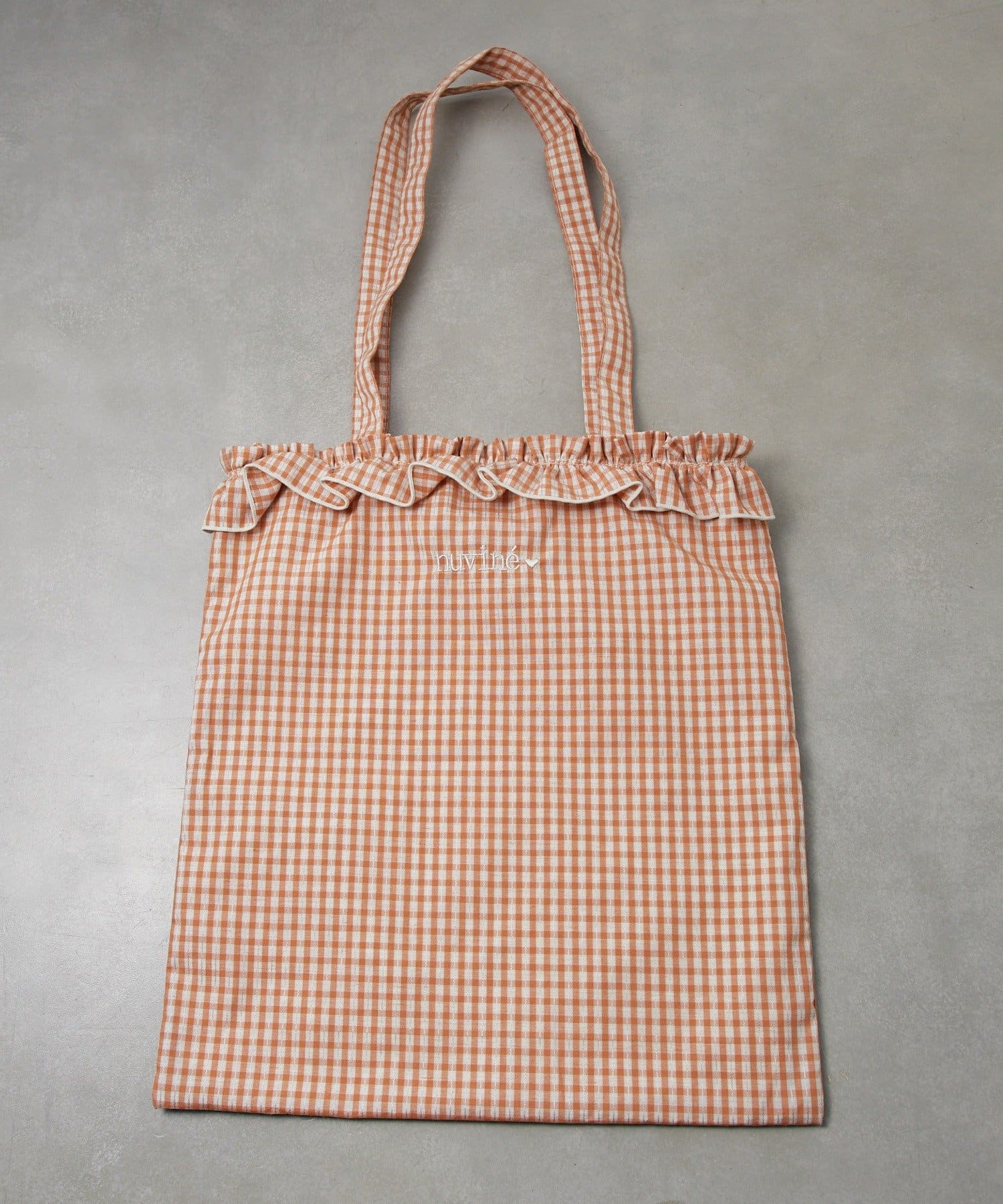 Lattice(ラティス) パターン刺繍フリルバッグ