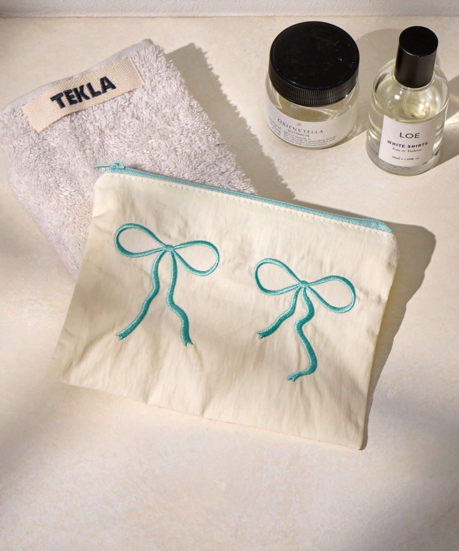 Lattice(ラティス) バイカラーリボンポーチ