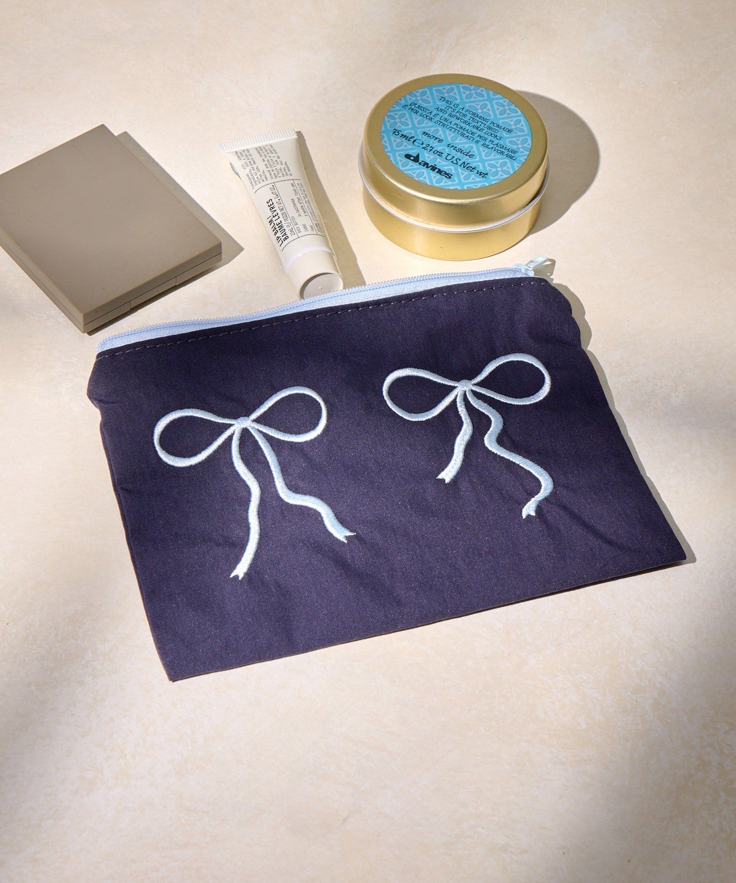 Lattice(ラティス) バイカラーリボンポーチ