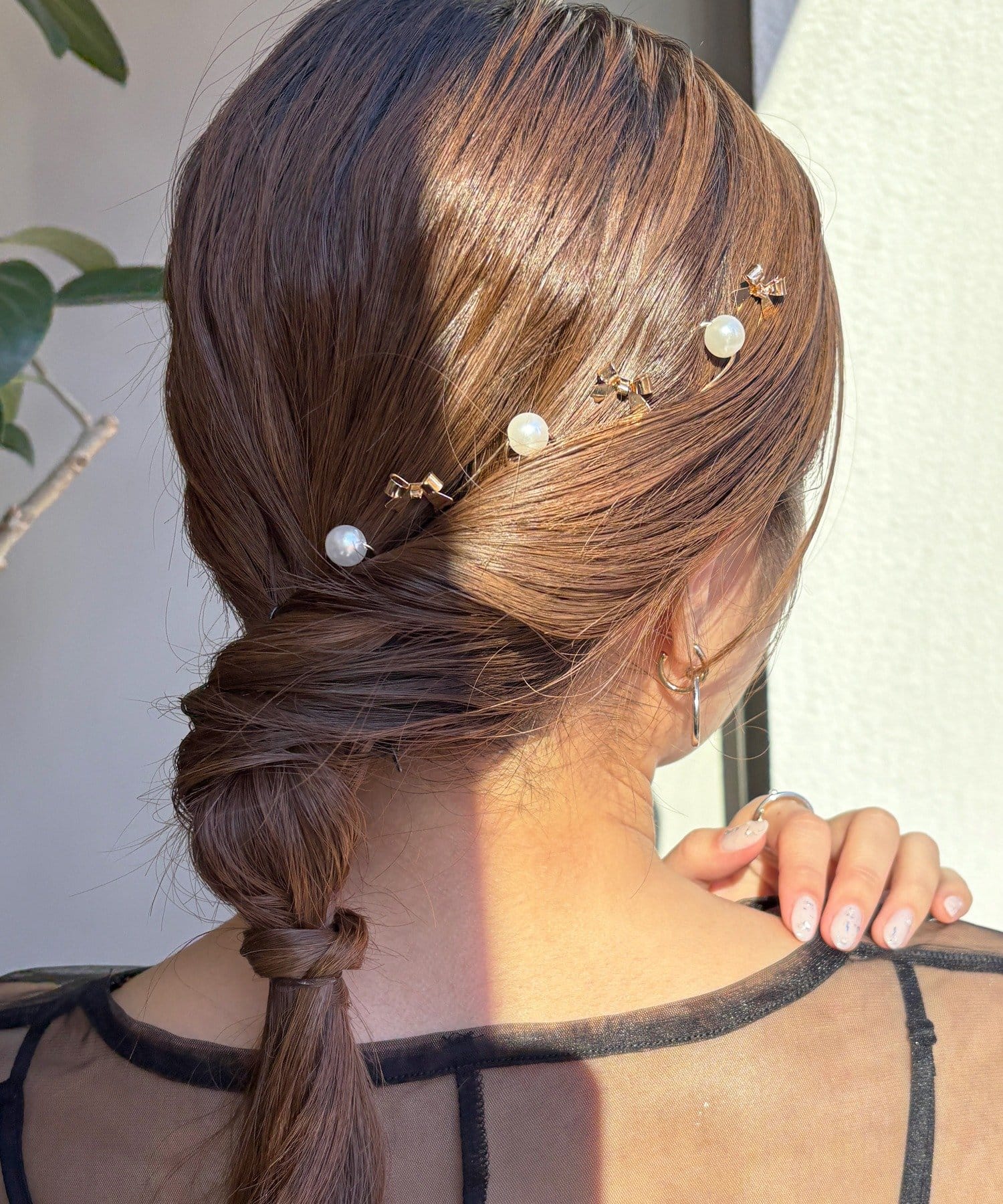 Lattice(ラティス) 【オケージョン】パールリボンUピンセット(8P)