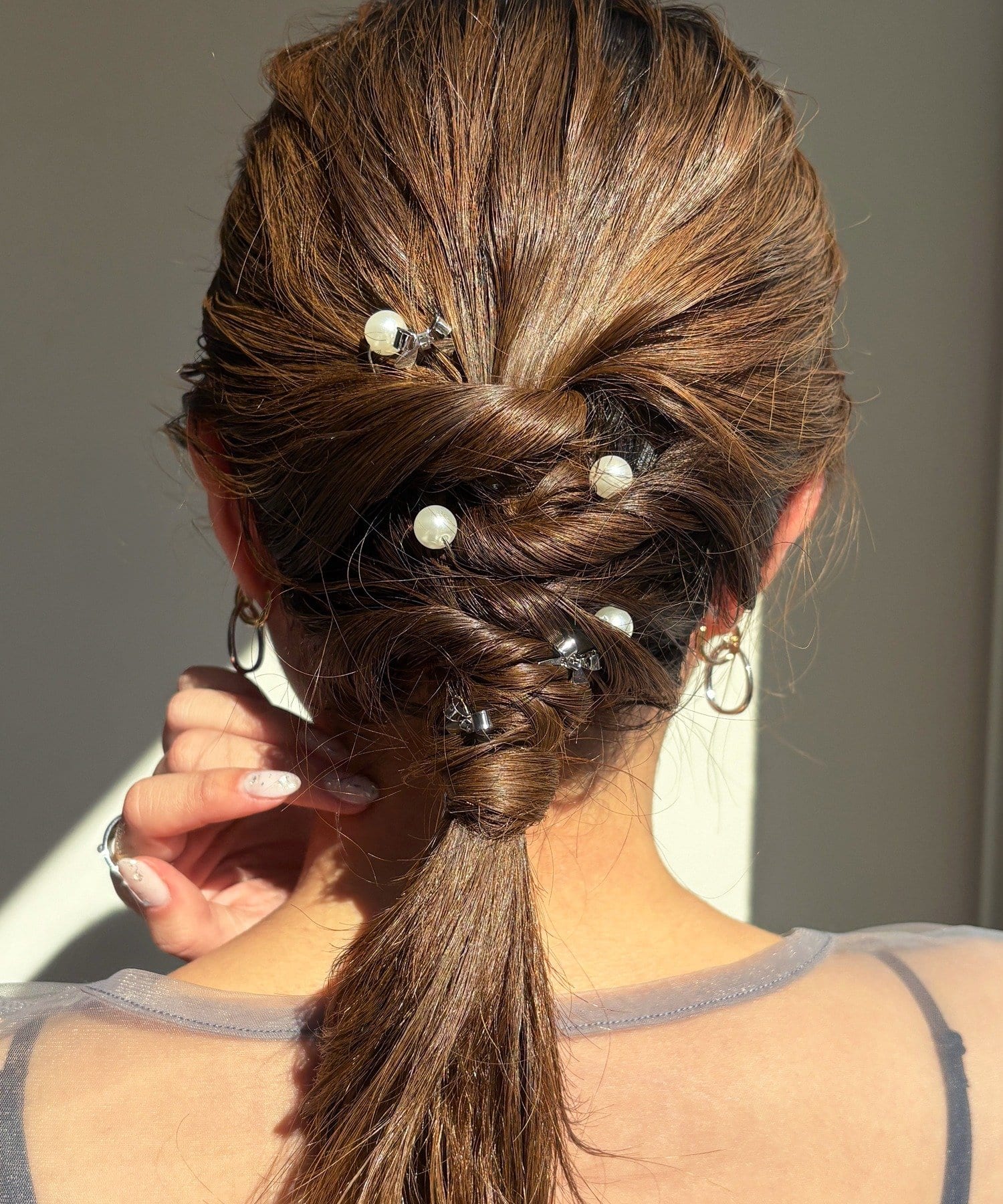 Lattice(ラティス) 【オケージョン】パールリボンUピンセット(8P)