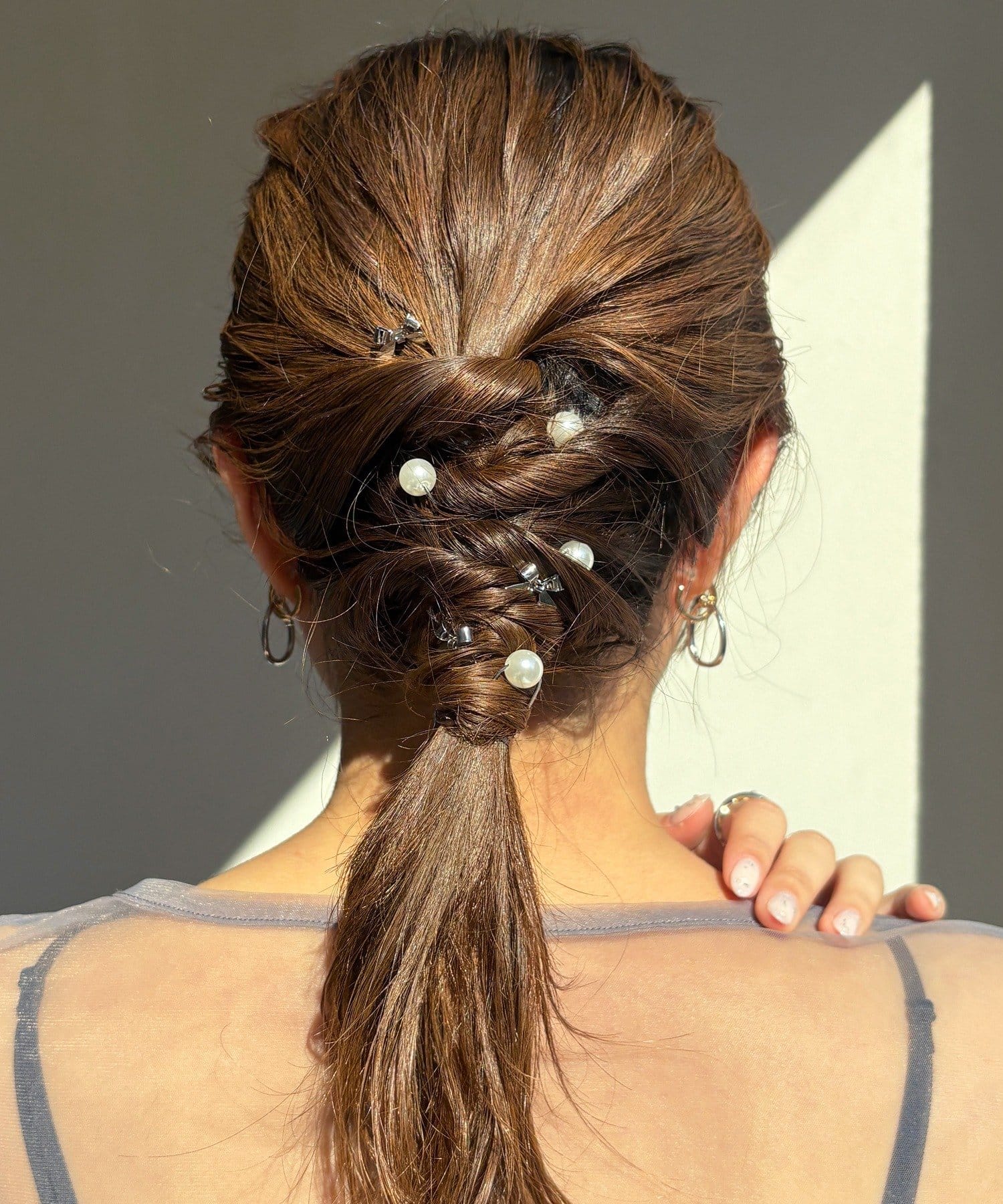 Lattice(ラティス) 【オケージョン】パールリボンUピンセット(8P)