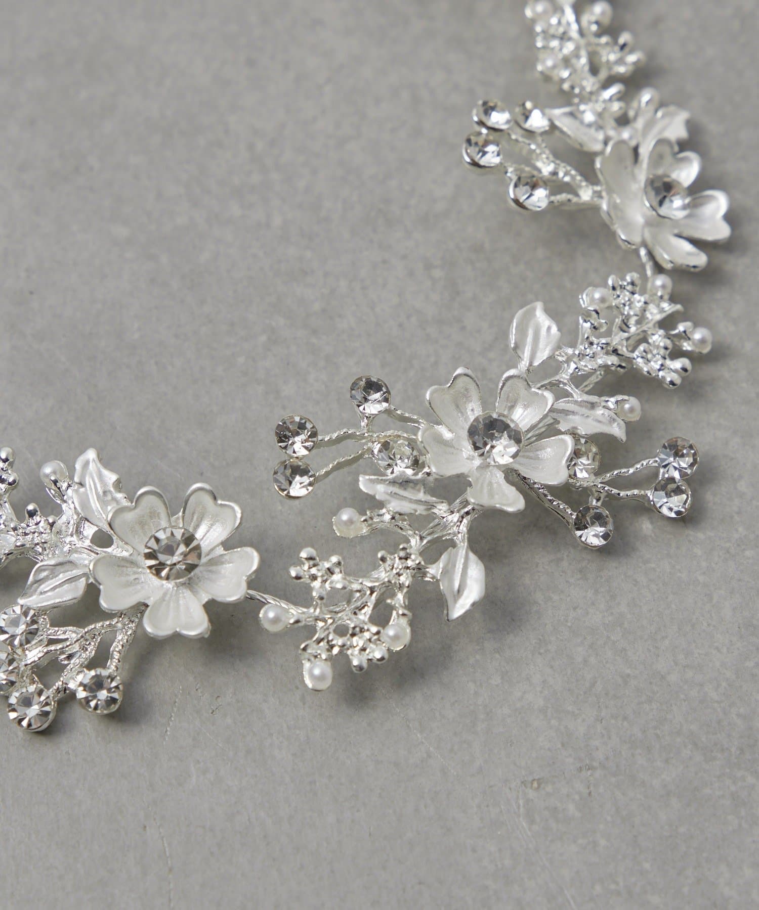 Lattice(ラティス) 【オケージョン】パールフラワーヘッドアクセ