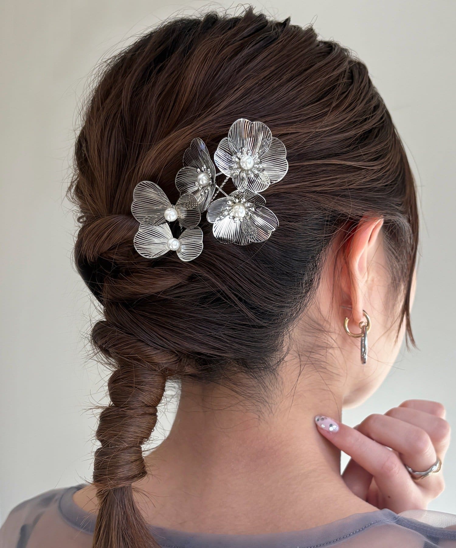 Lattice(ラティス) 【オケージョン】フラワーUピンセット(3P)