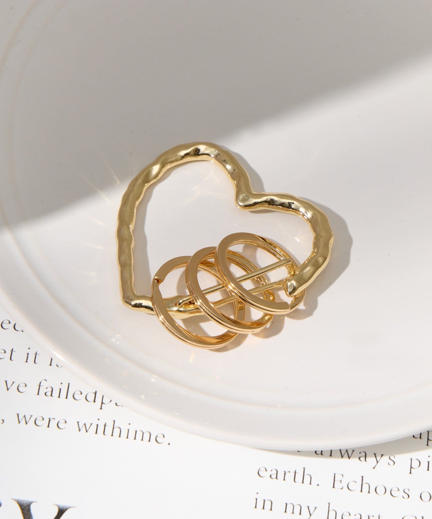 Lattice(ラティス) ハートメタルカラビナチャーム