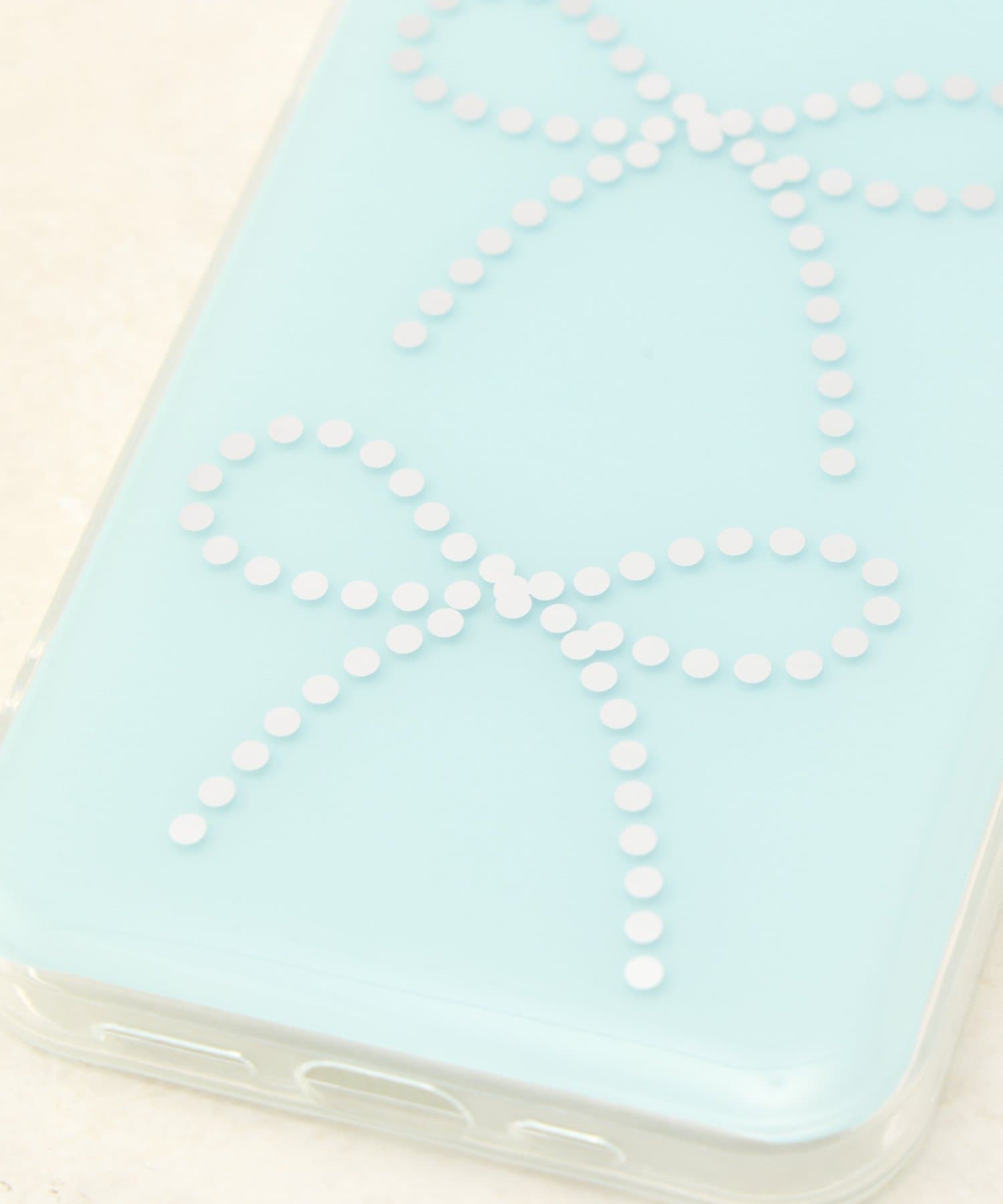 Lattice(ラティス) リボンモチーフスマホケース(iPhone13/14)