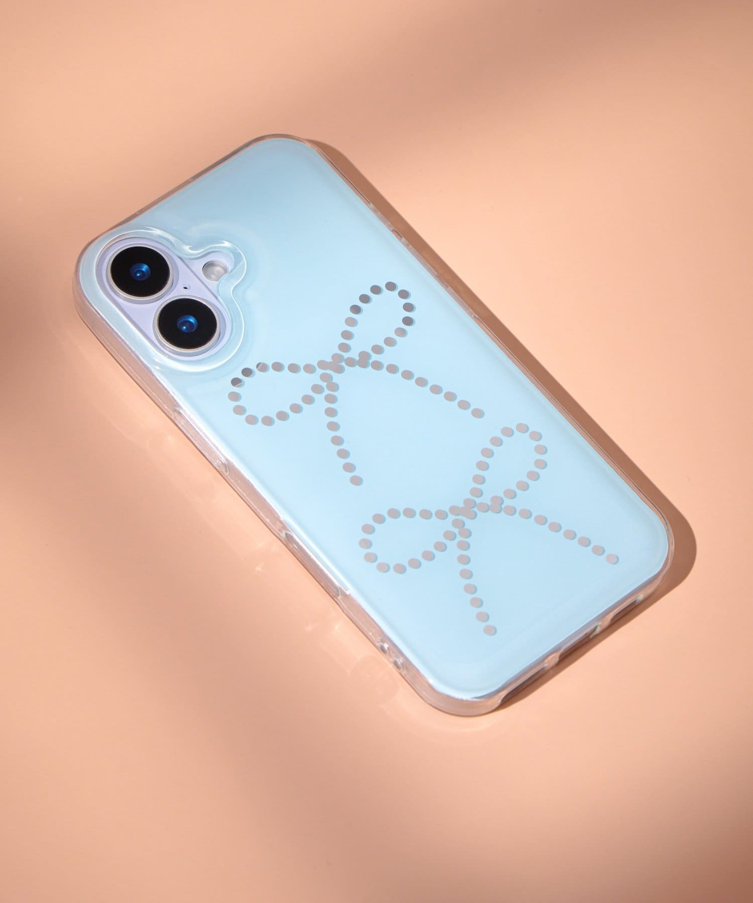 Lattice(ラティス) リボンモチーフスマホケース(iPhone16)