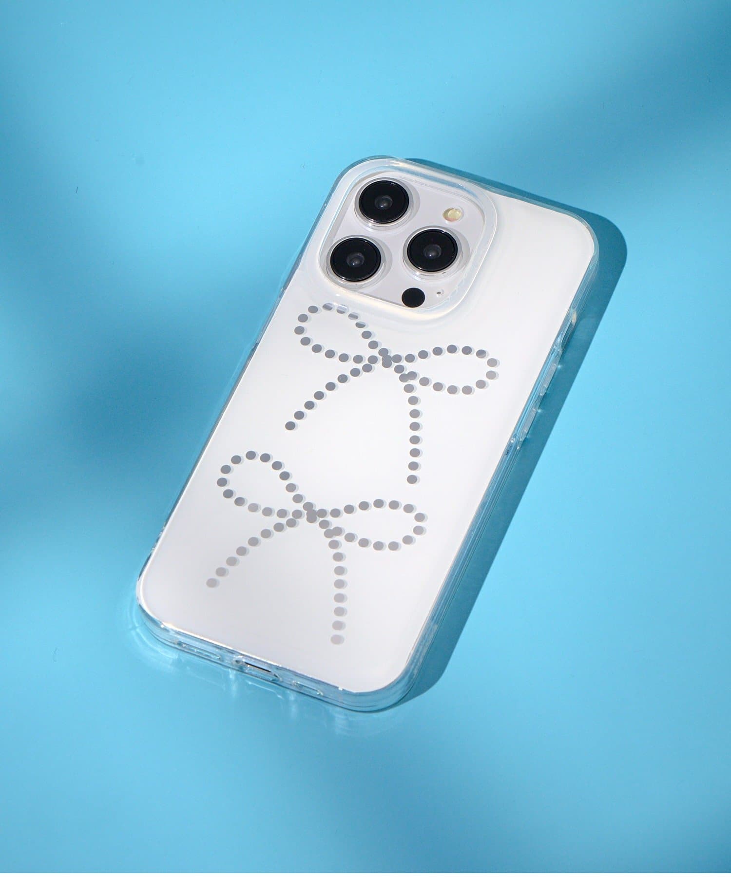 Lattice(ラティス) リボンモチーフスマホケース(iPhone14pro)