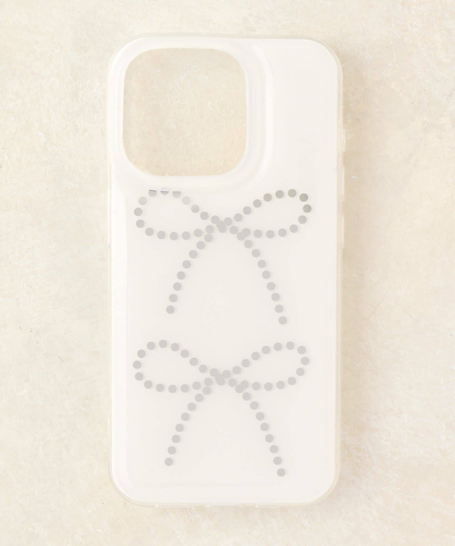 Lattice(ラティス) リボンモチーフスマホケース(iPhone15pro)