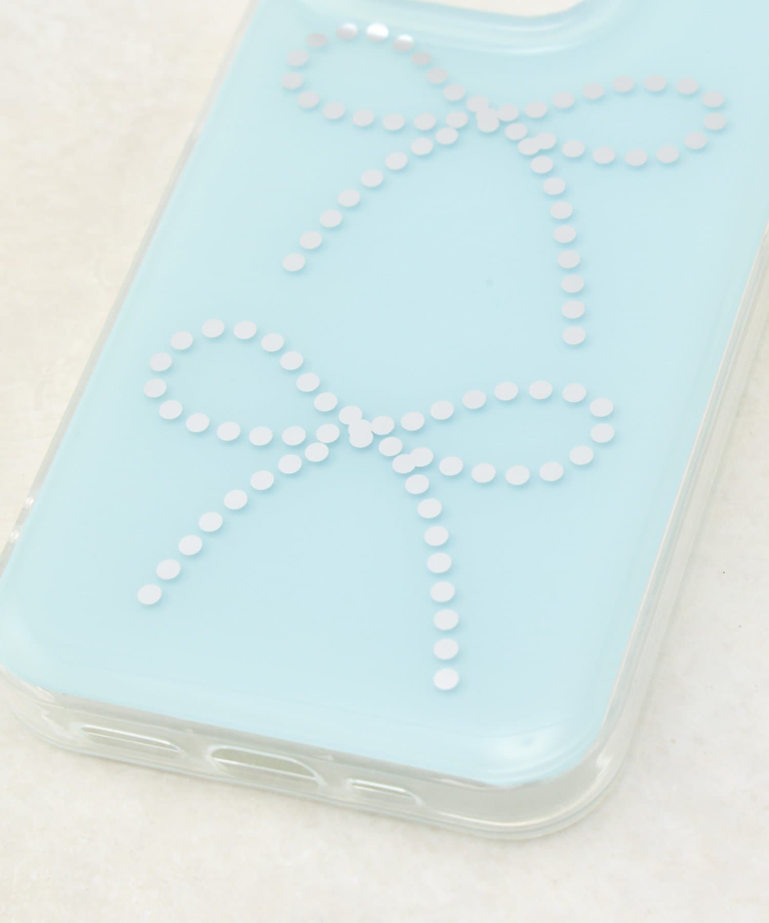 Lattice(ラティス) リボンモチーフスマホケース(iPhone15pro)