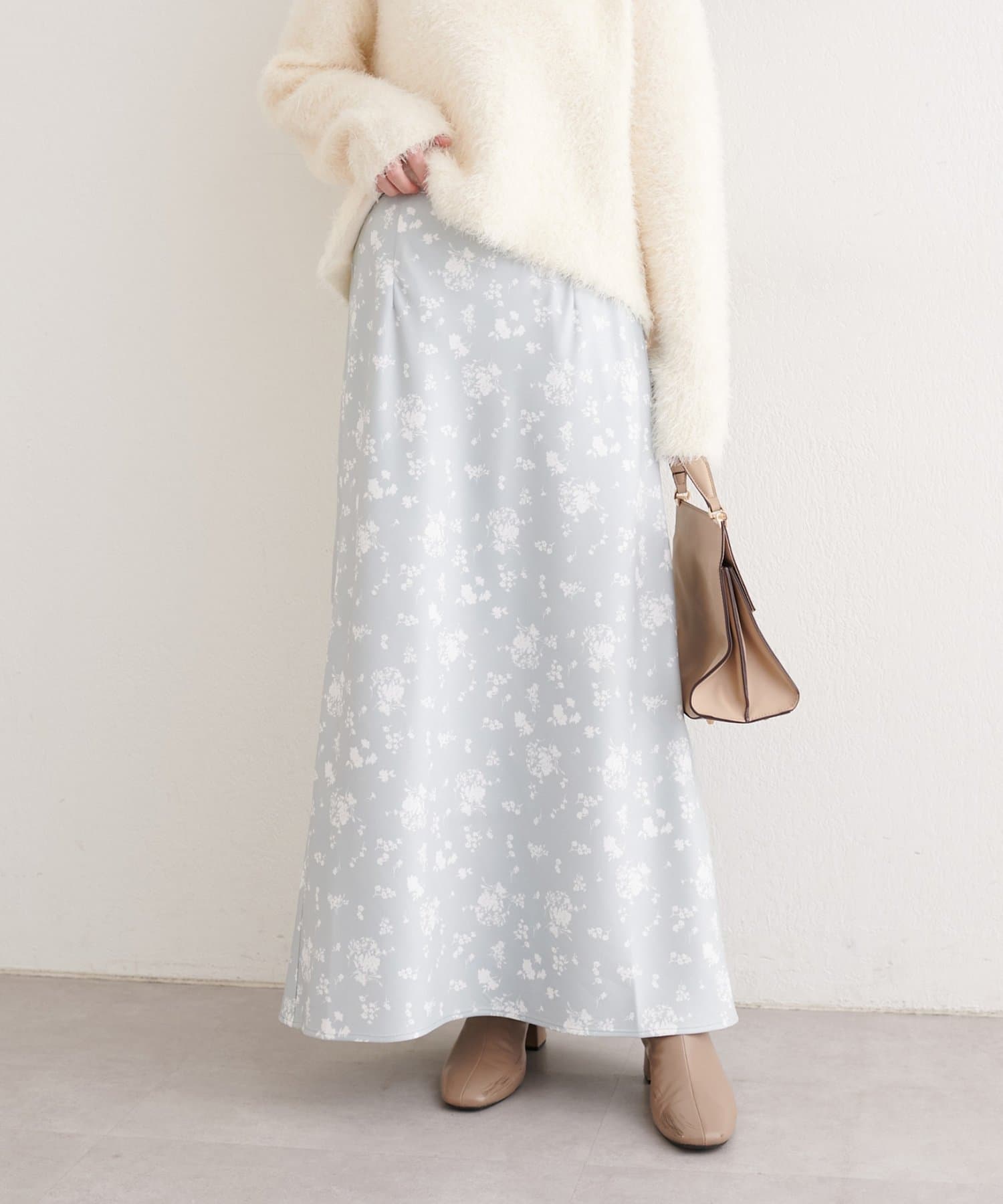 natural couture(ナチュラルクチュール) 【パルクロ限定】【Mychoiceset対象】オリジナル柄長さ変えられるスカート