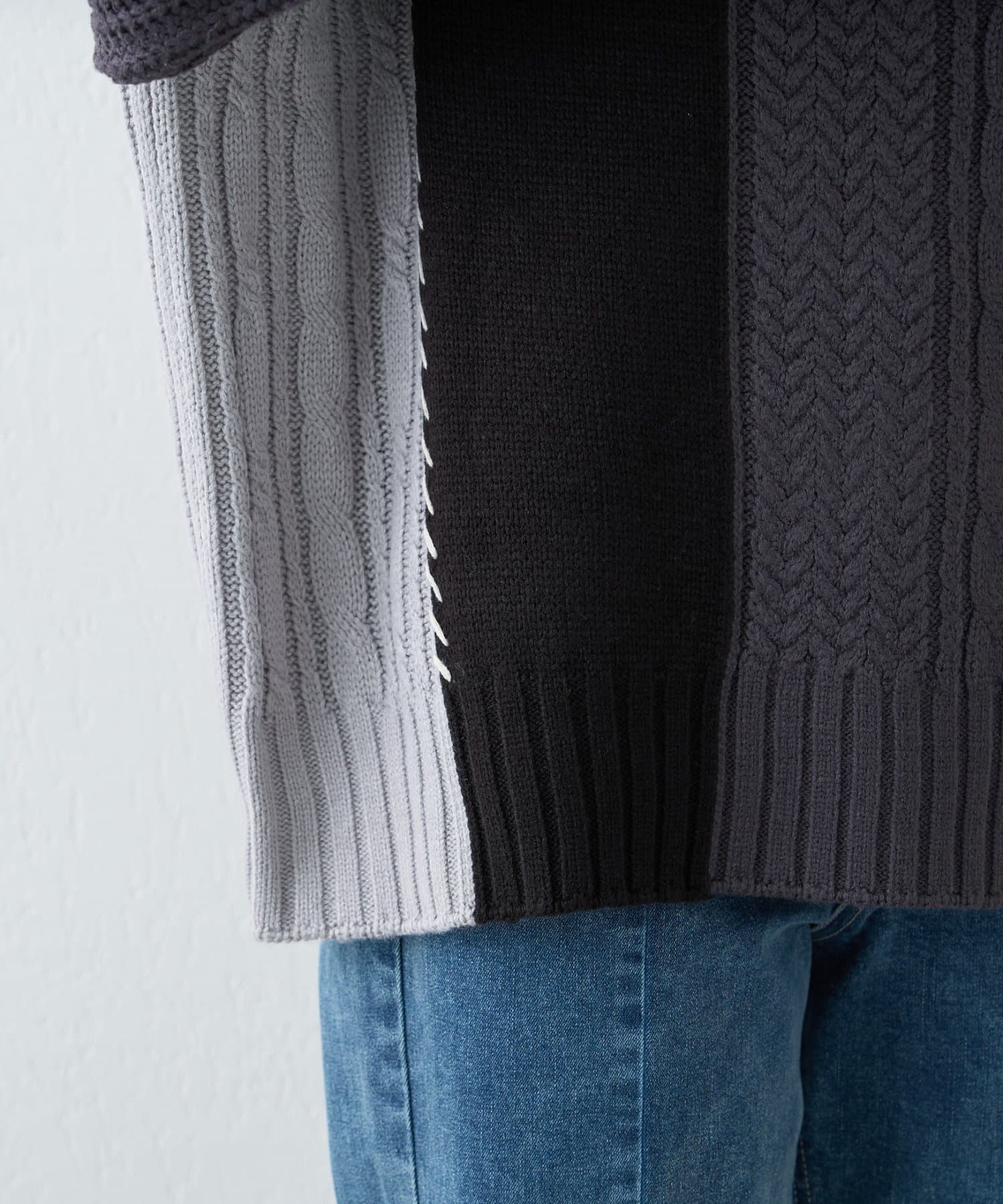 Remind me and forever(リマインドミーアンドフォーエバー) 【NAO】ケーブル切替ハンドステッチプルオーバー