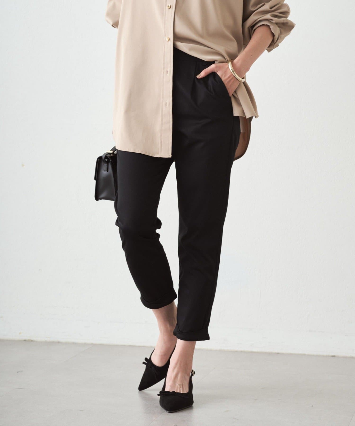 LOUNGEDRESS(ラウンジドレス) 裾ねじりパンツ