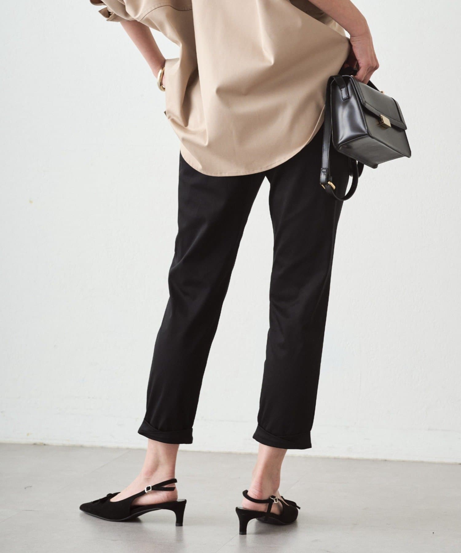 LOUNGEDRESS(ラウンジドレス) 裾ねじりパンツ