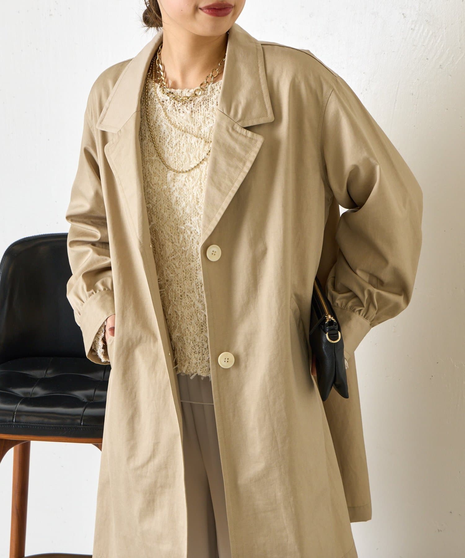 Jena　espace merveilleux(ジェナ　エスパスメルヴェイユ) バックタックチェスターコート