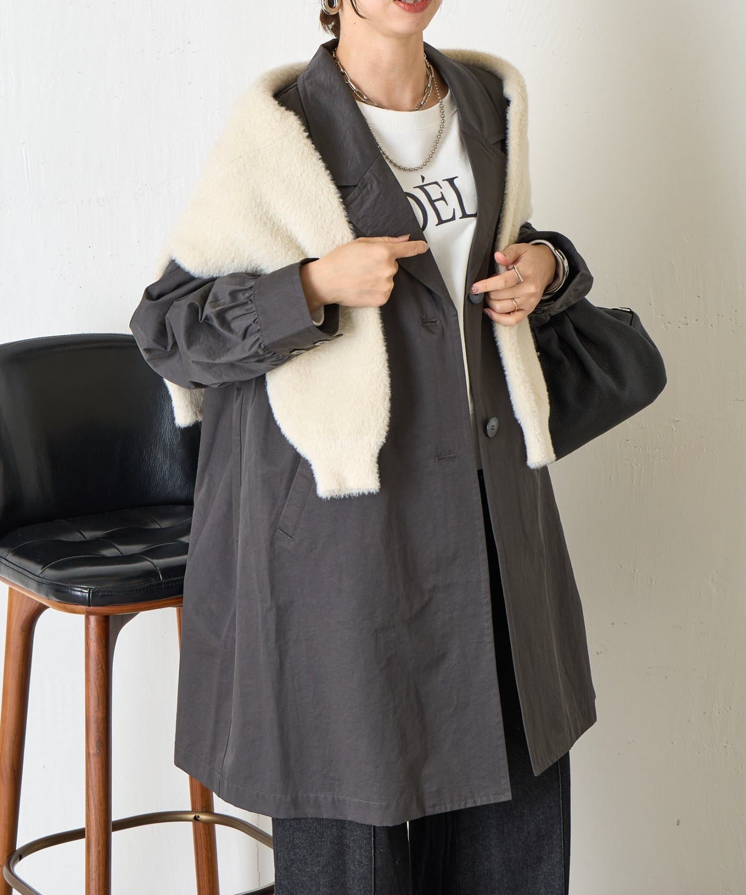 Jena　espace merveilleux(ジェナ　エスパスメルヴェイユ) バックタックチェスターコート