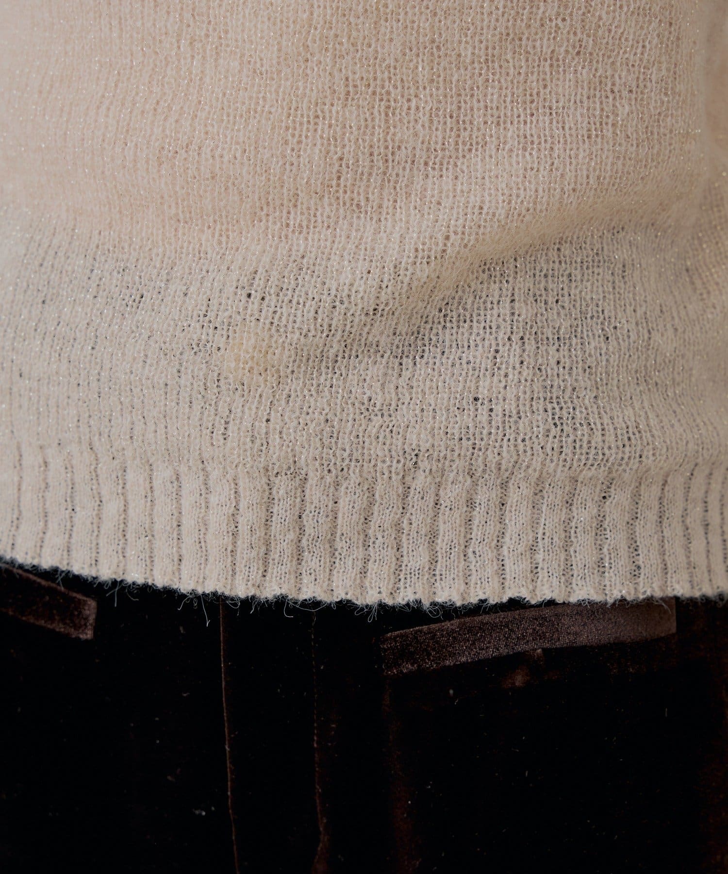 Chico(チコ) ラメシアーコンパクトニット