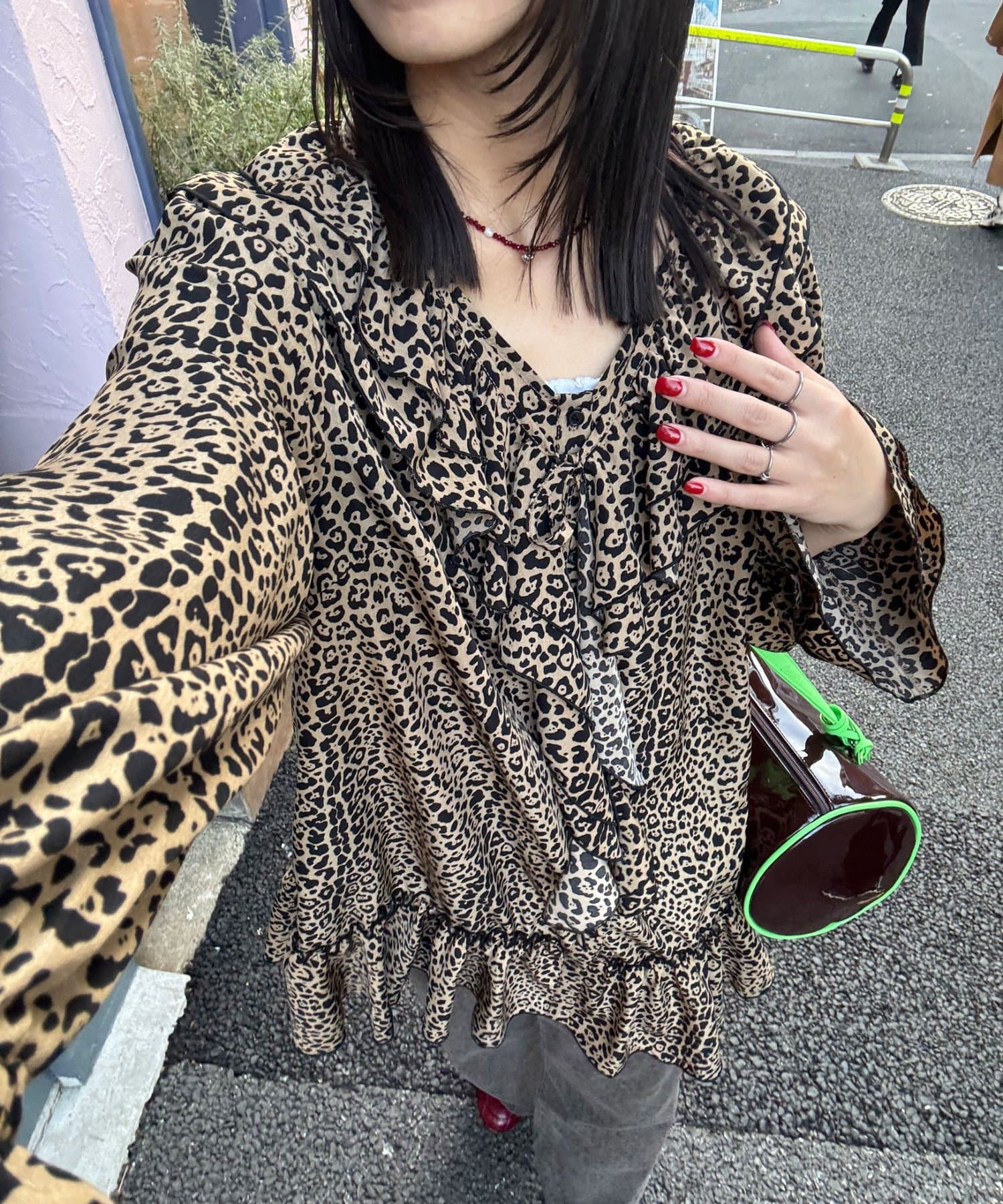 CIAOPANIC(チャオパニック) ラッフル付け襟SETチュニックブラウス