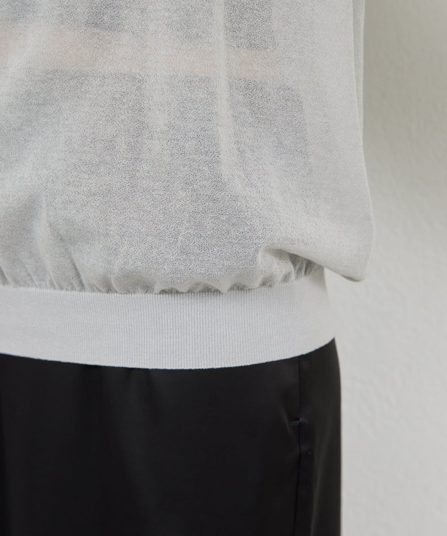 GALLARDAGALANTE(ガリャルダガランテ) コットンシアーニット