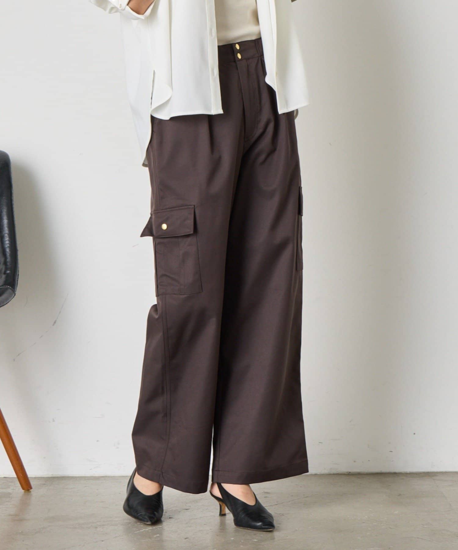 Jena　espace merveilleux(ジェナ　エスパスメルヴェイユ) ワイドカーゴパンツ