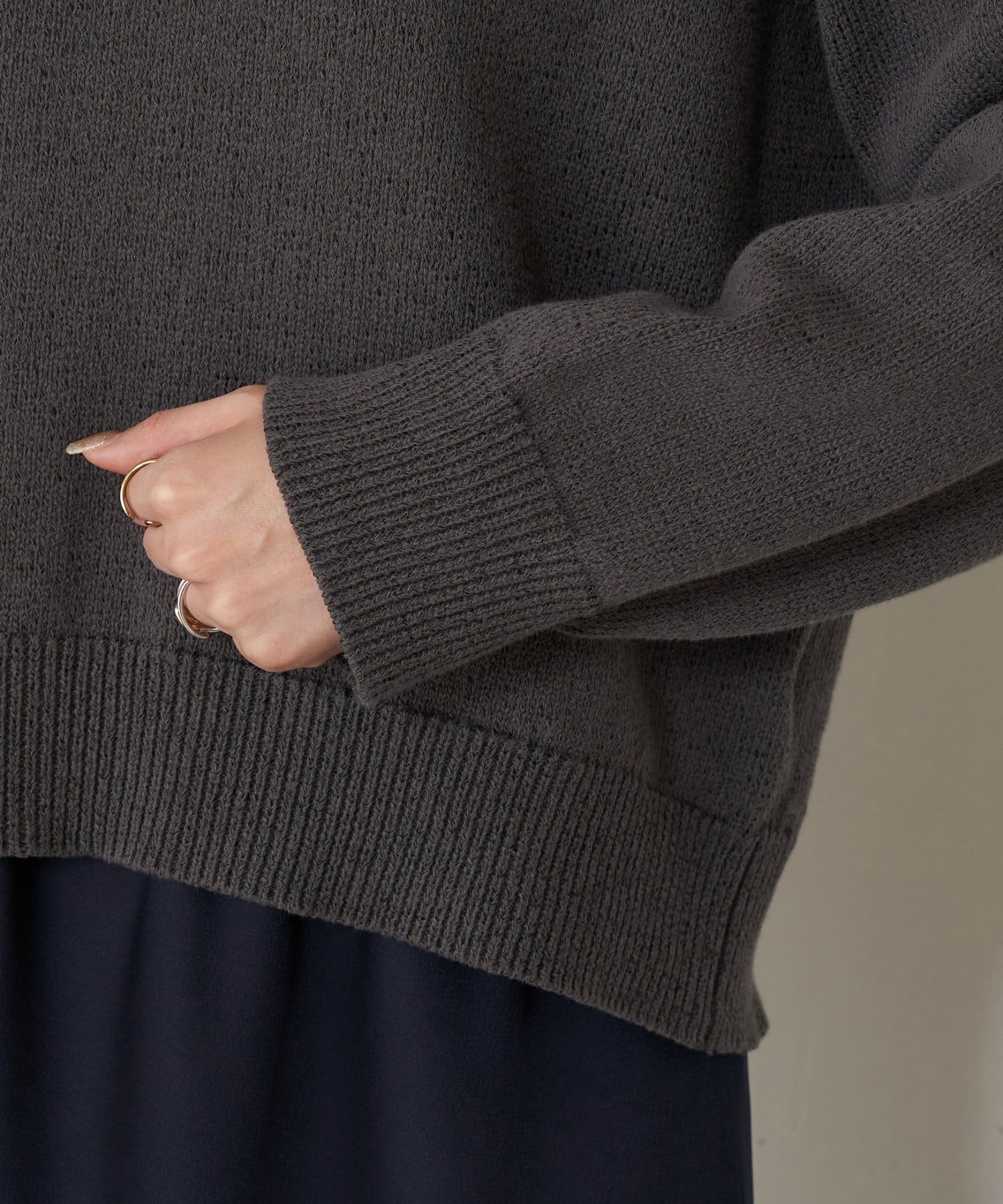 Jena　espace merveilleux(ジェナ　エスパスメルヴェイユ) バックラインボックスニット　