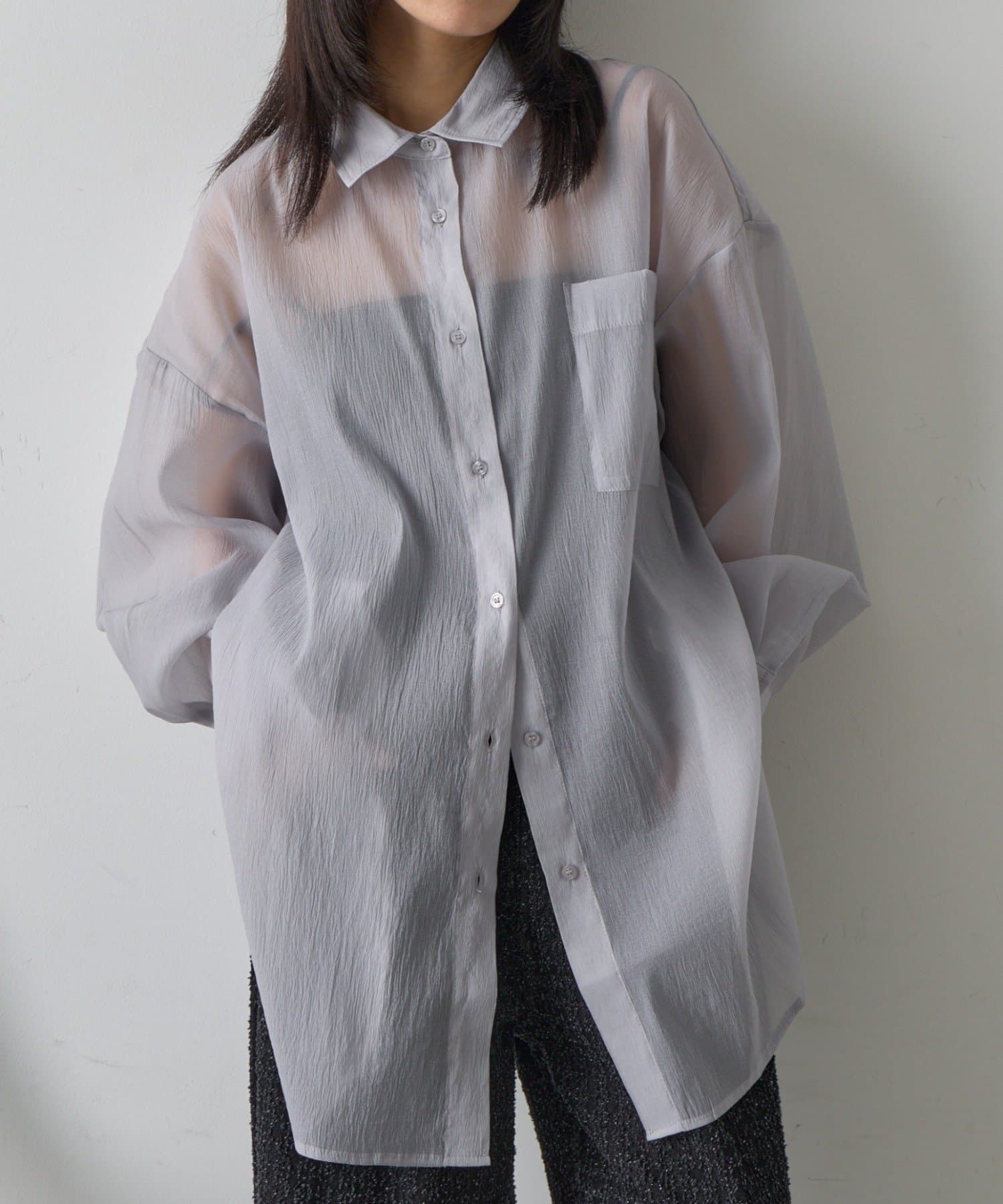 -goocy-(グーシー) オーバーシアーシャツ