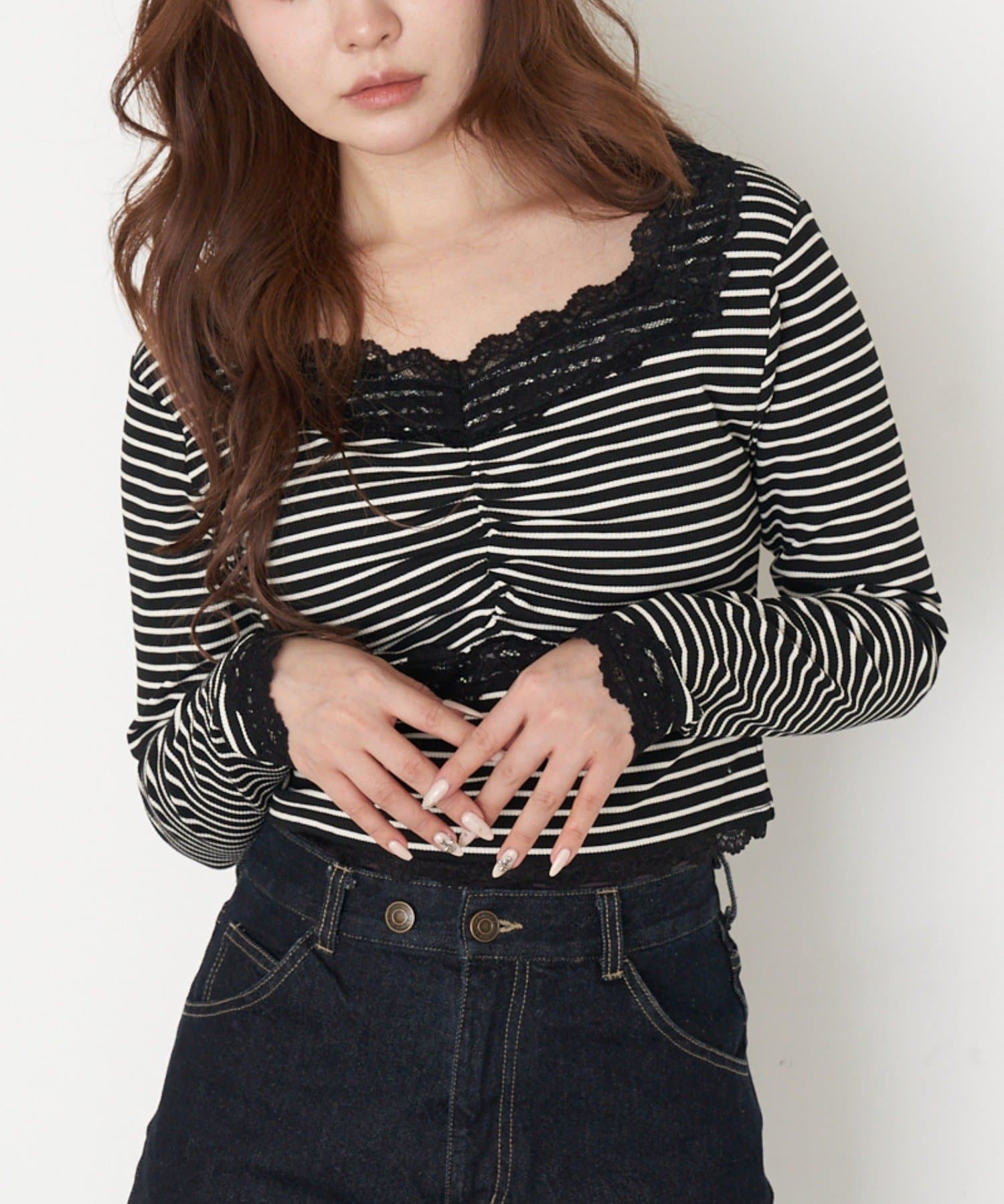 RAY CASSIN(レイカズン) パット付きレースロンT