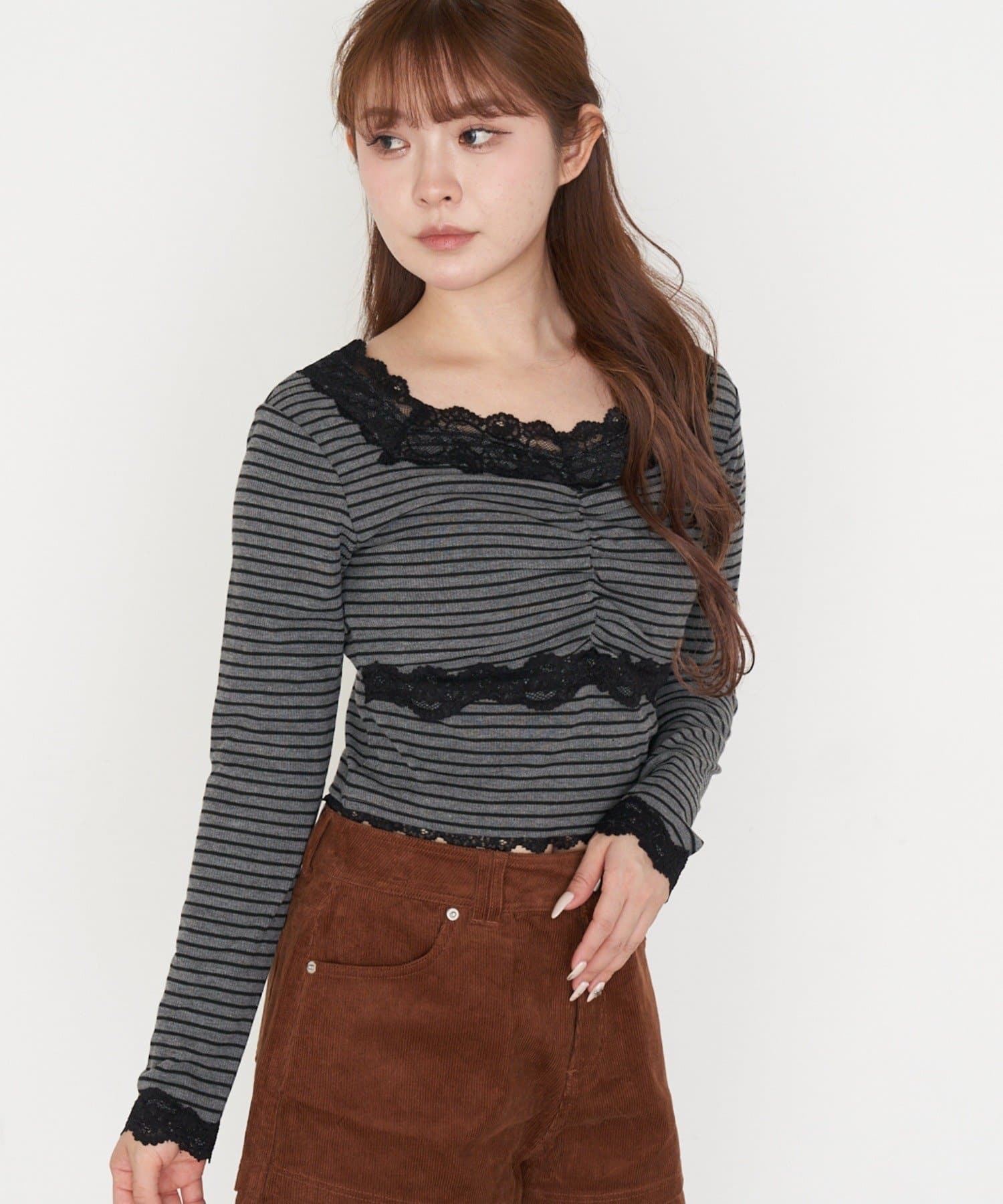 RAY CASSIN(レイカズン) パット付きレースロンT