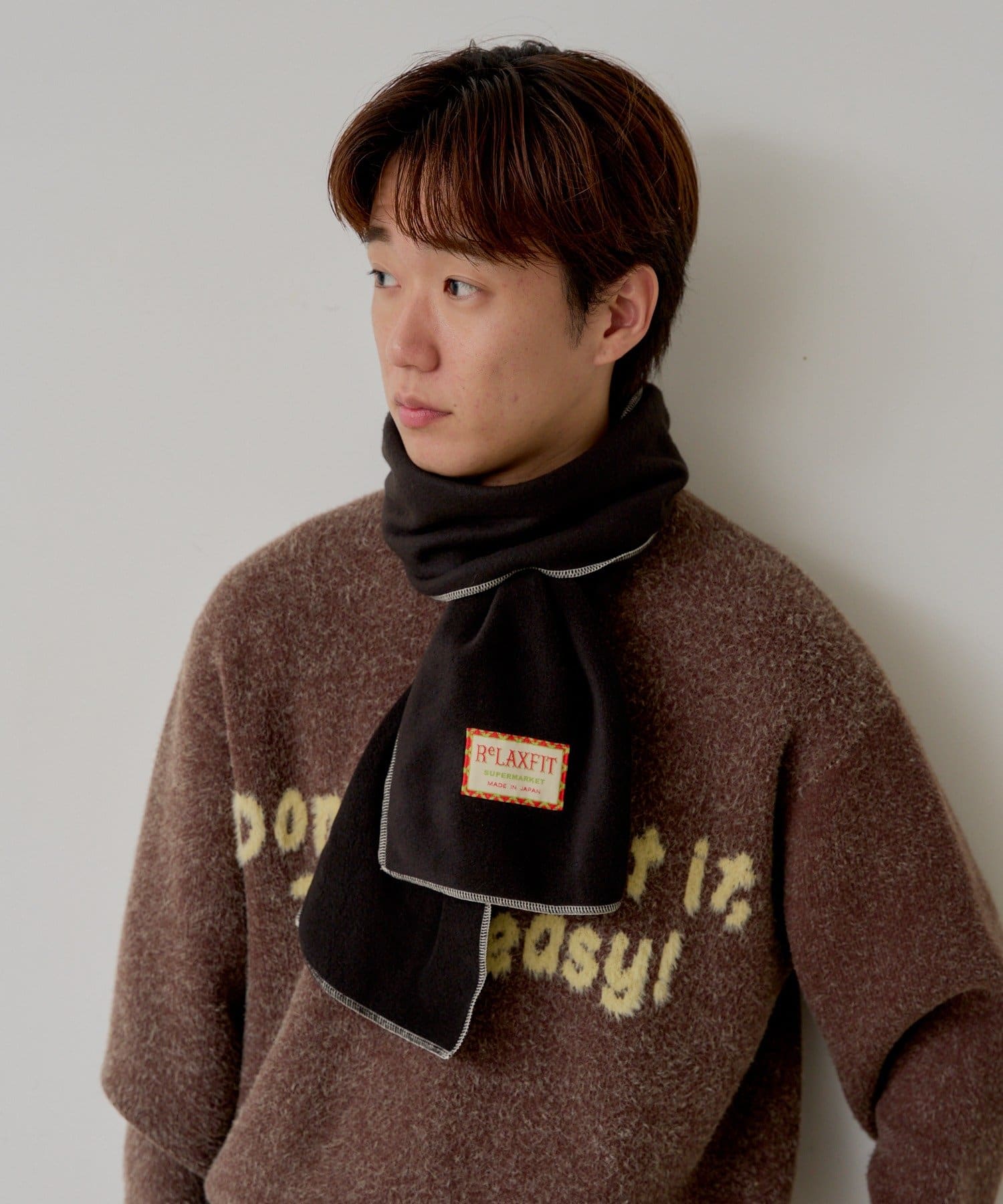 Kastane(カスタネ) 【SUPERMARKET】フリースマフラー”ミネアポリス”