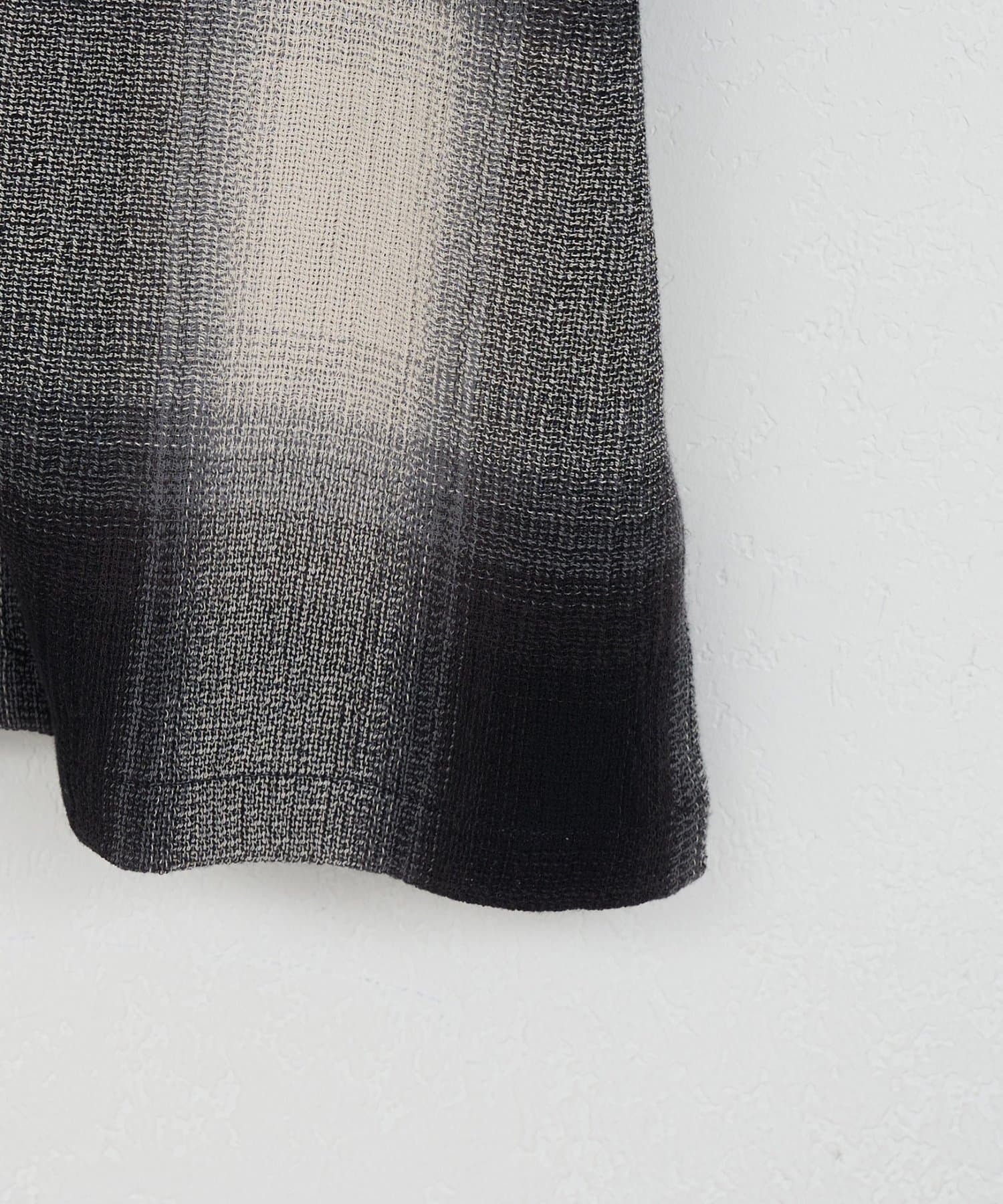 DISCOAT(ディスコート) 【Enlude】楊柳チェックオーバー半袖シャツ《ユニセックス》