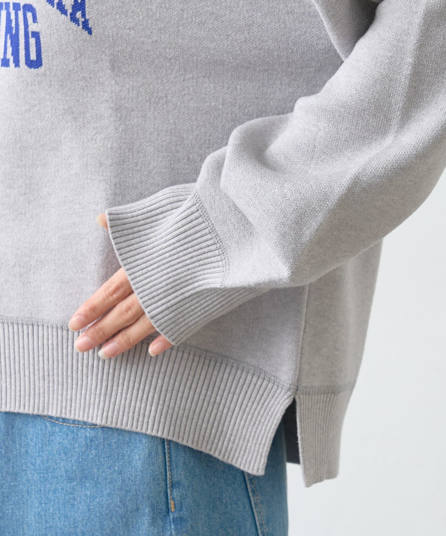 CIAOPANIC TYPY(チャオパニックティピー) スウェットライクカレッジロゴニット