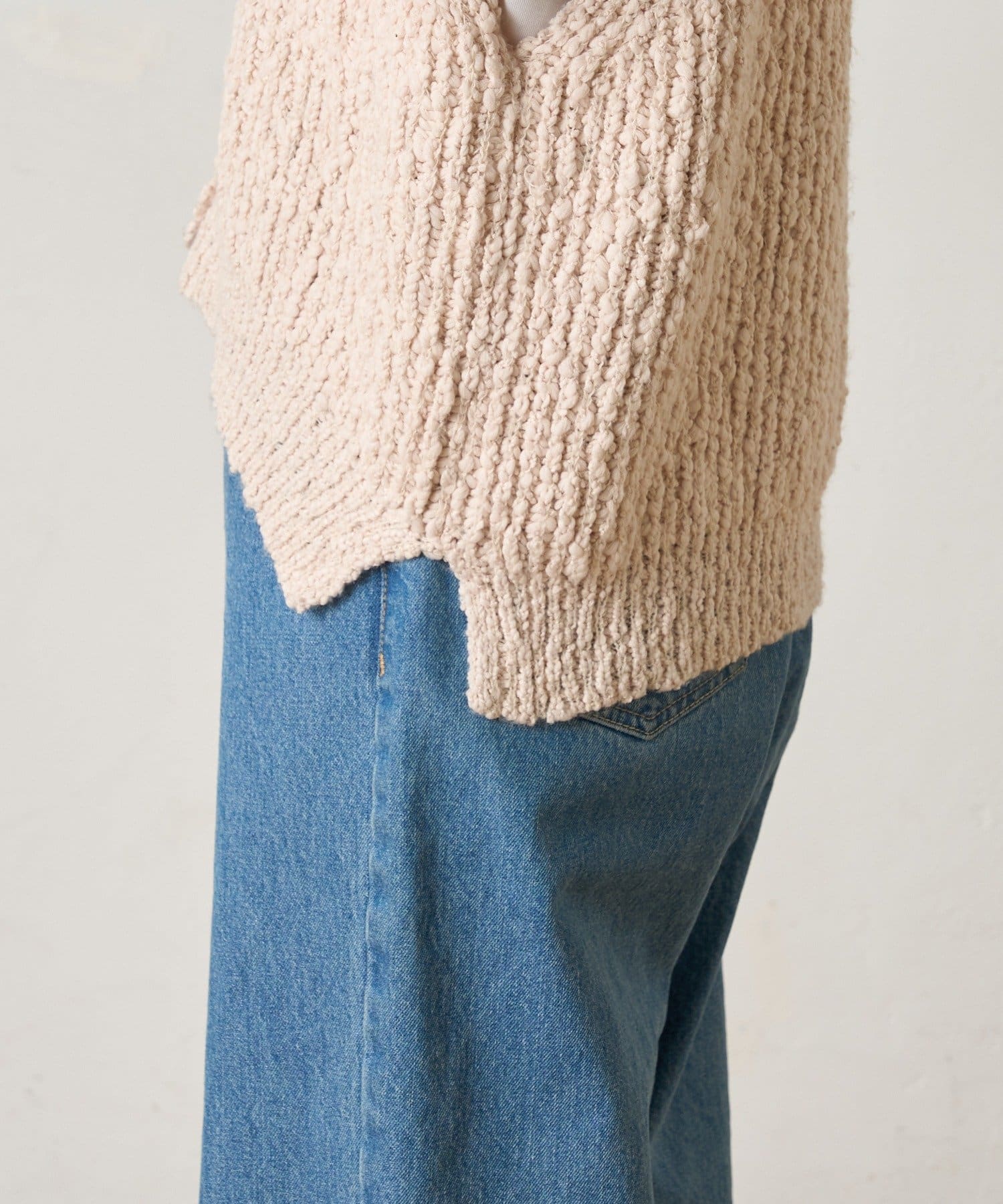 CIAOPANIC TYPY(チャオパニックティピー) ポコポコ金ボタンニットベスト