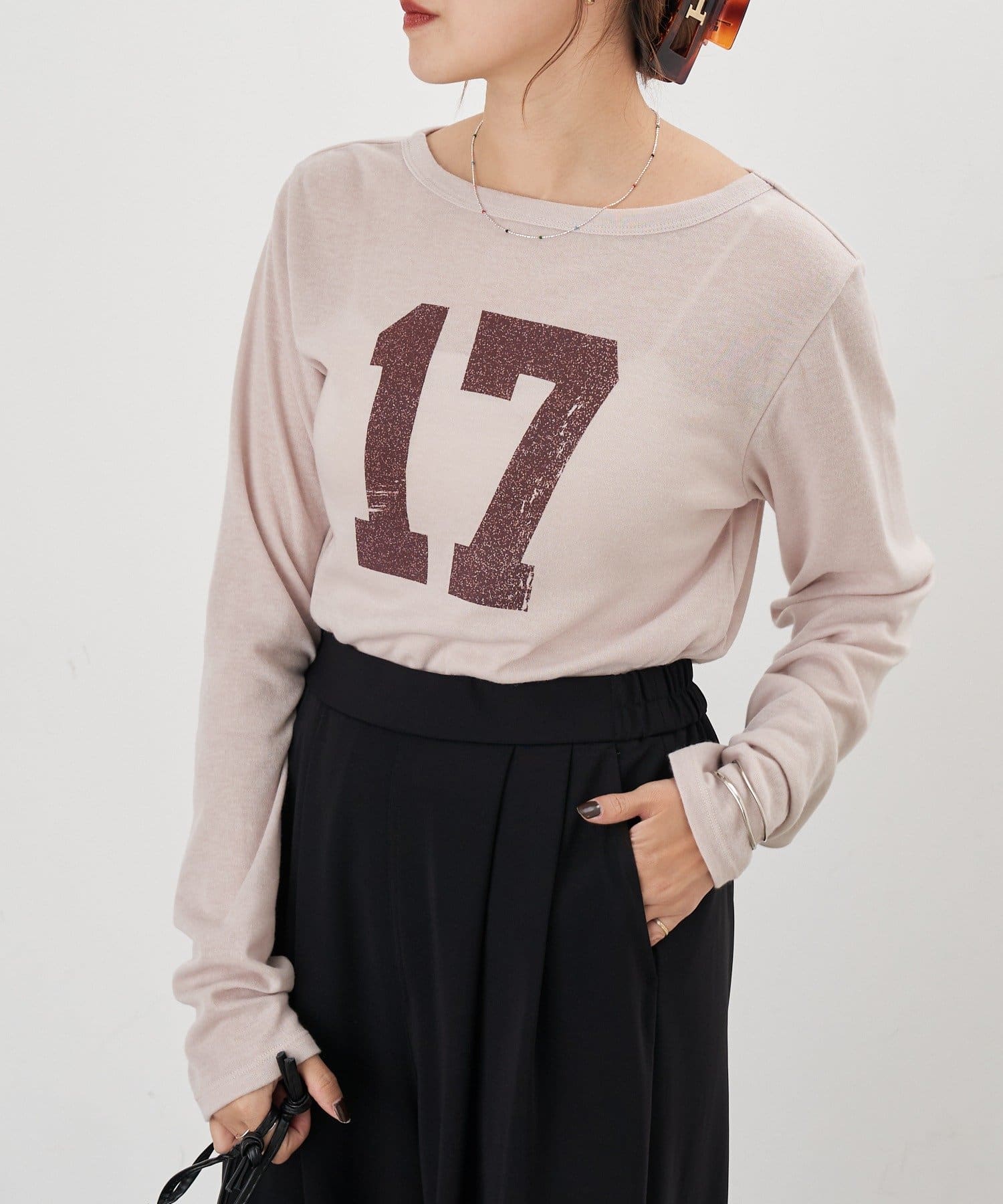 SHENERY(シーナリー) 【26SS予約】ナンバリングロンＴ