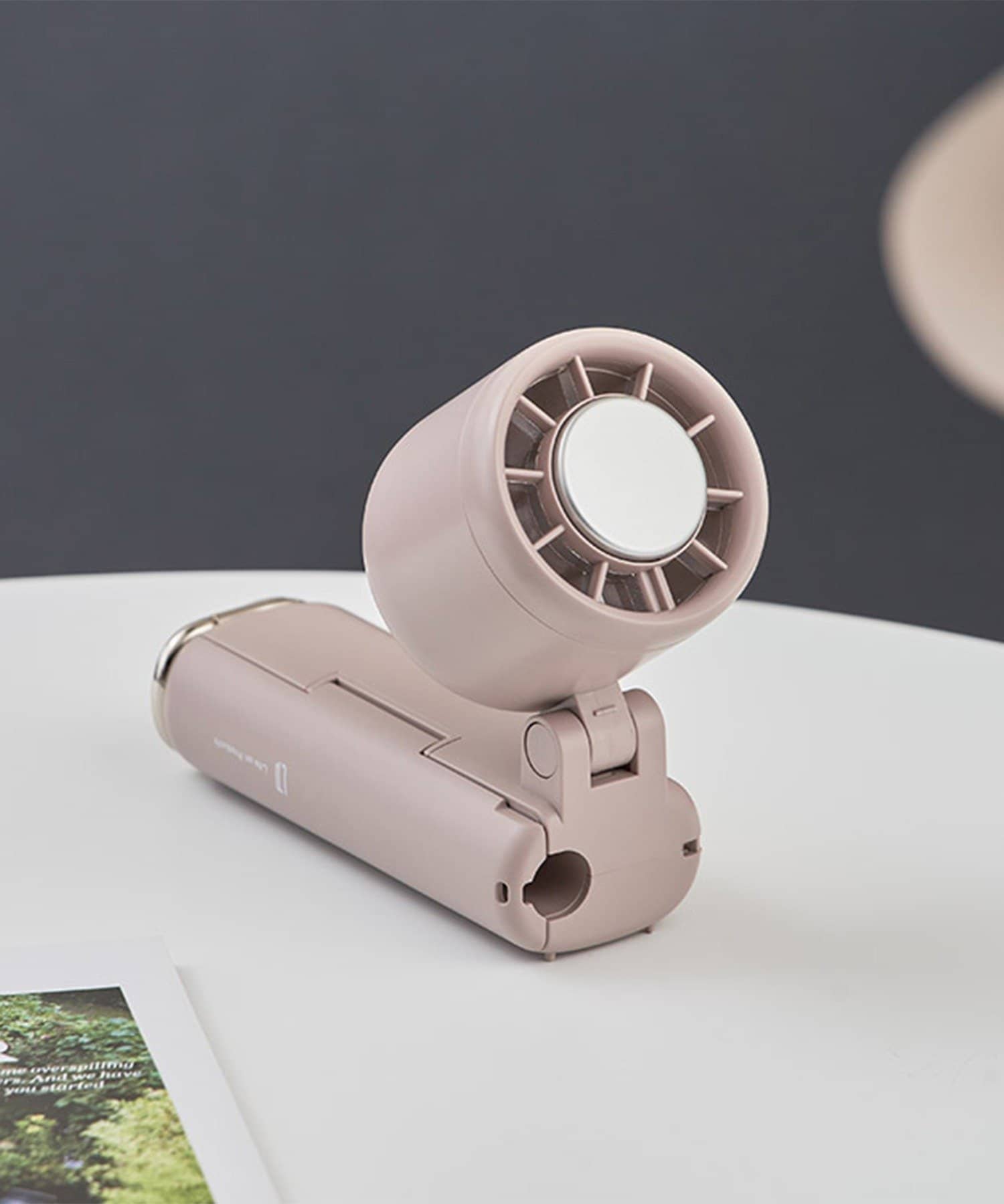 BIRTHDAY BAR(バースデイバー) 〈風量100段階！〉ペルチェ冷却機能日傘ファン カラビナ付