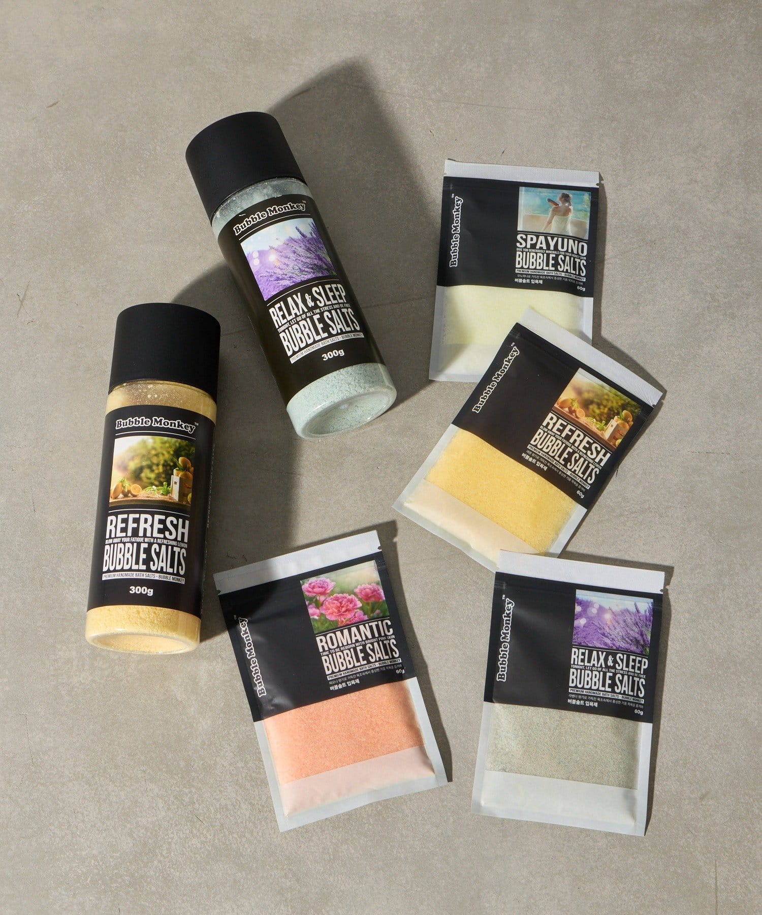 BIRTHDAY BAR(バースデイバー) 【Bubble Monkey】Bubble Salt 300g　2IN1スクラブクランジャー＆入浴剤