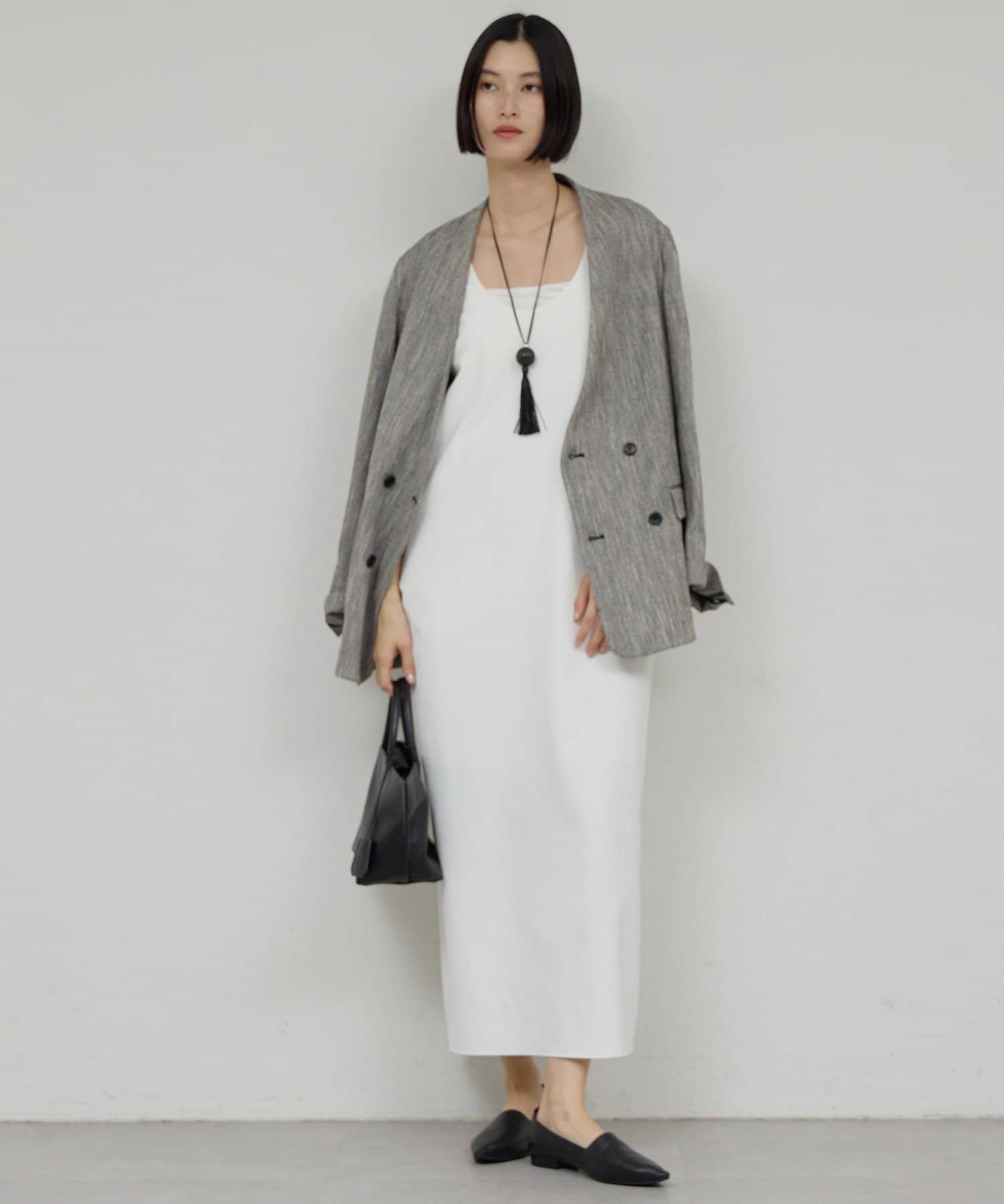 GALLARDAGALANTE(ガリャルダガランテ) 【近日予約開始】【前後2way】ストレッチ2WAYワンピース