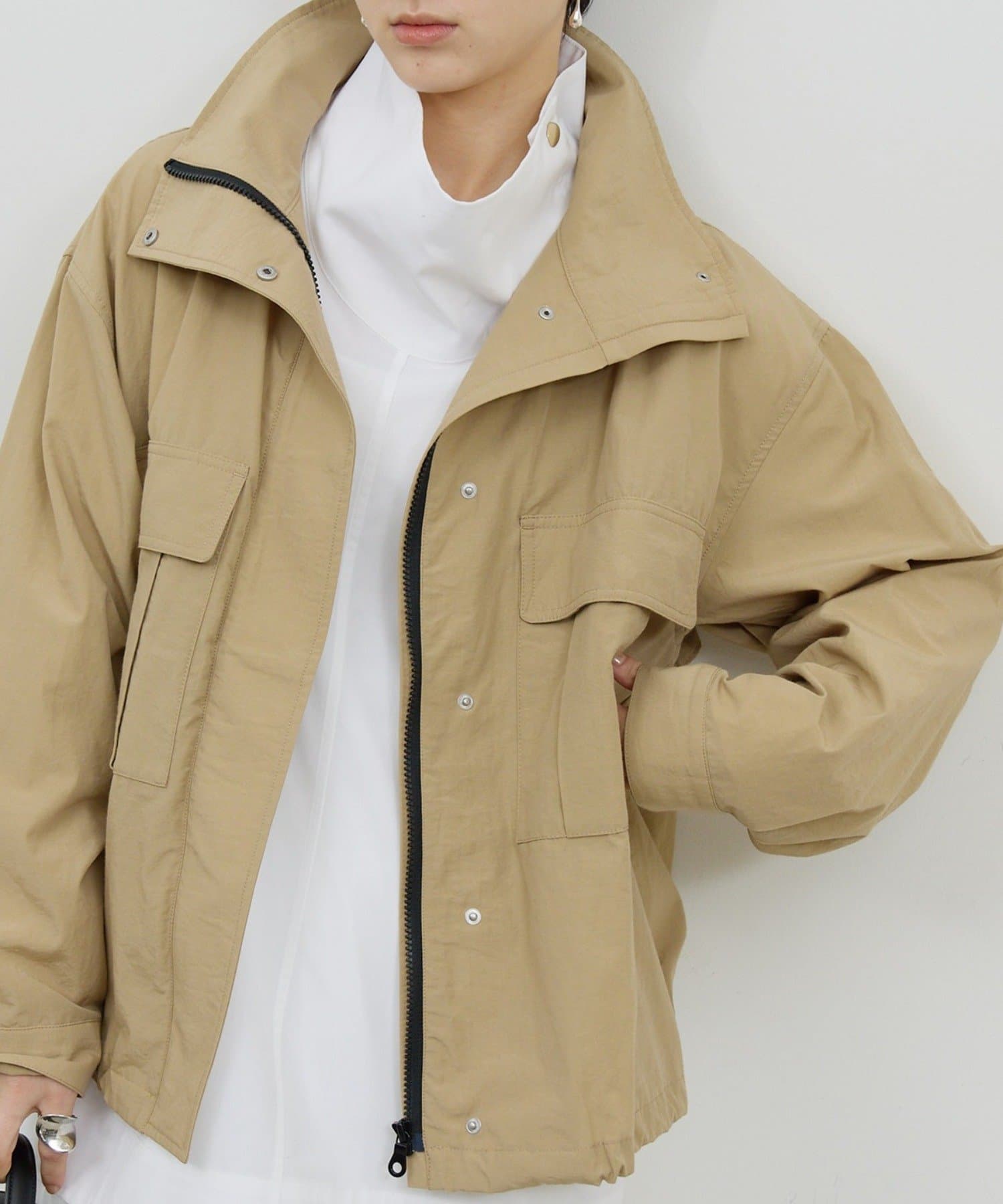 GALLARDAGALANTE(ガリャルダガランテ) 【12/18(木)12:00~予約開始】【CHIKAコラボ】ハイカラーブルゾン