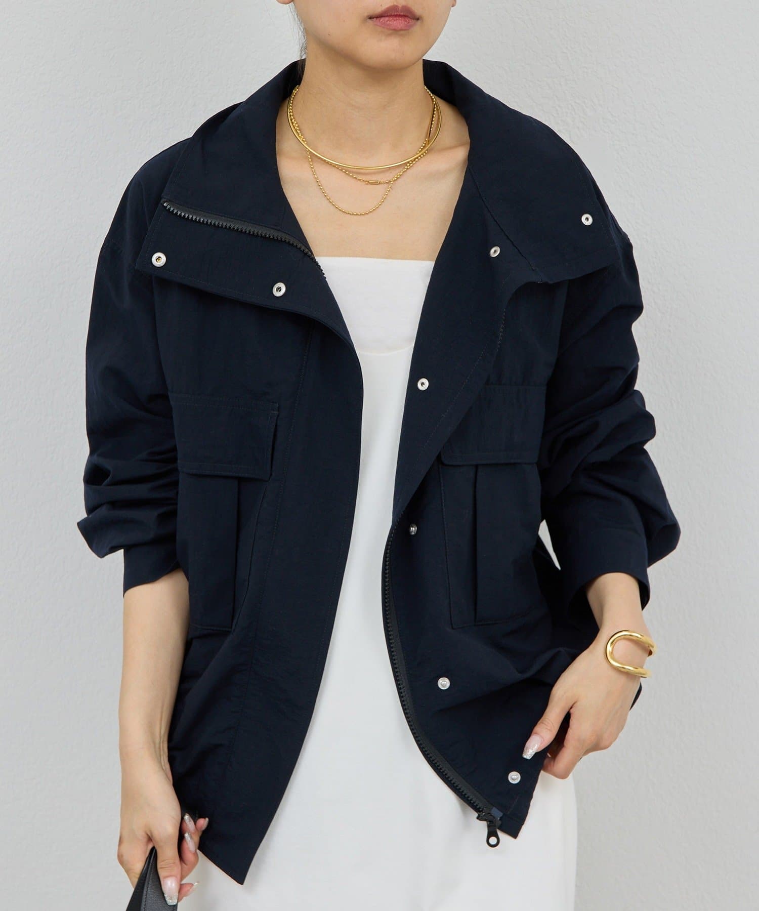 GALLARDAGALANTE(ガリャルダガランテ) 【12/18(木)12:00~予約開始】【CHIKAコラボ】ハイカラーブルゾン