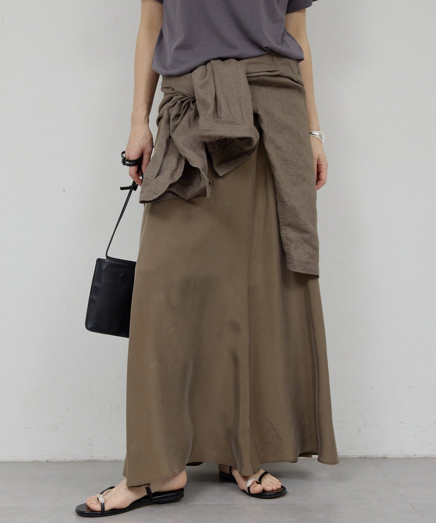 GALLARDAGALANTE(ガリャルダガランテ) 【新色GBE/BR登場！】【セットアップ対応】キュプラフレアスカート