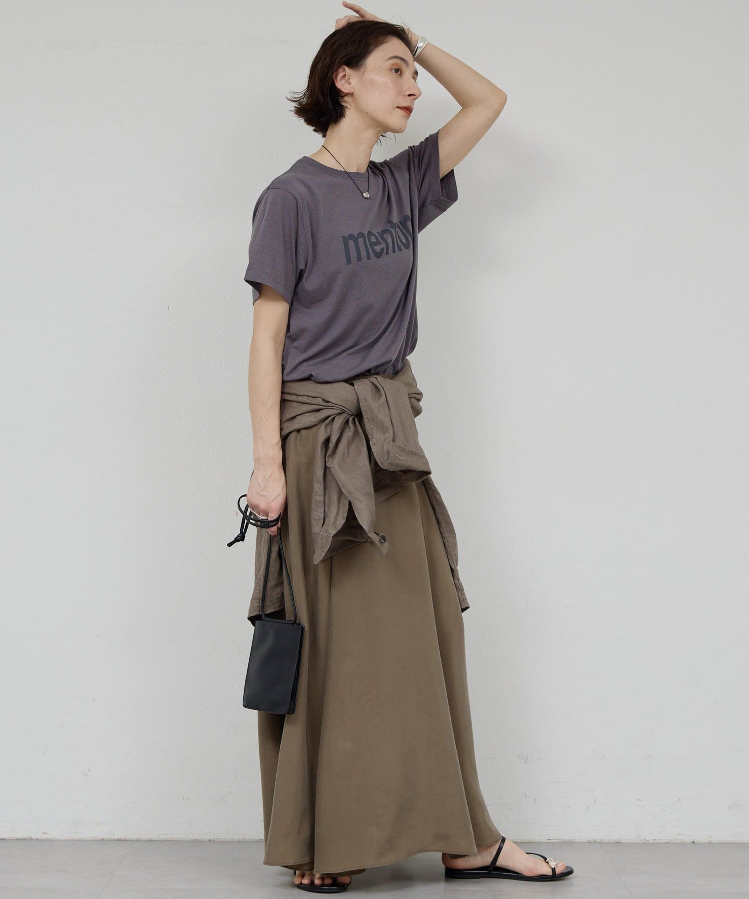 GALLARDAGALANTE(ガリャルダガランテ) 【新色GBE/BR登場！】【セットアップ対応】キュプラフレアスカート