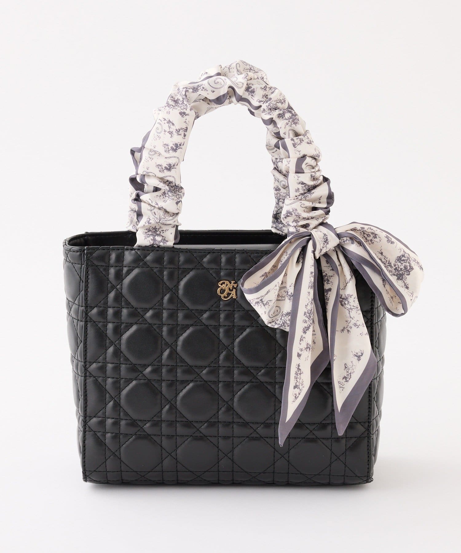 one after another NICE CLAUP(ワンアフターアナザー ナイスクラップ) キルティングギャザーハンドルバッグ