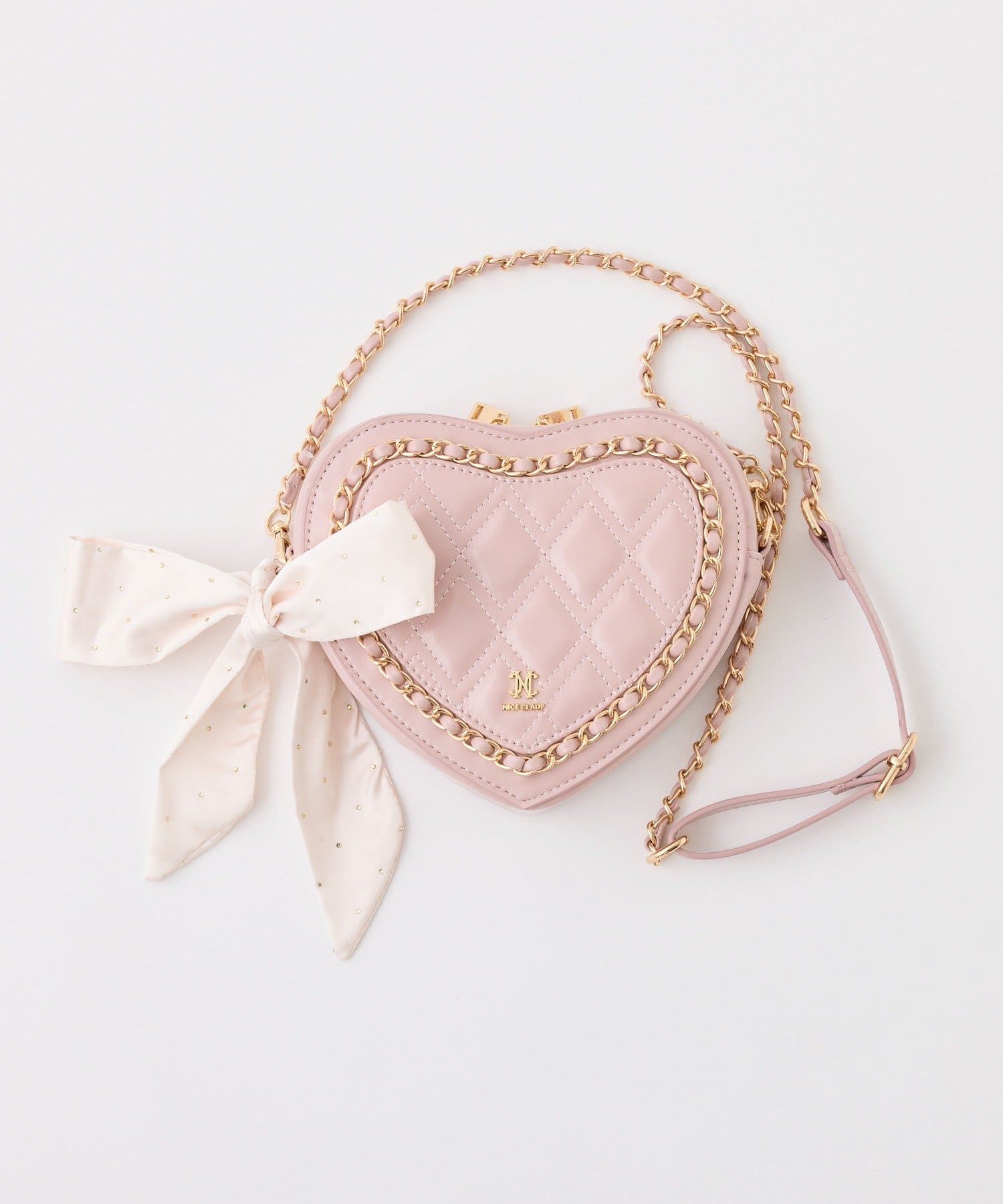 one after another NICE CLAUP(ワンアフターアナザー ナイスクラップ) 【Heart Collection】チェーントリミングハートバッグ