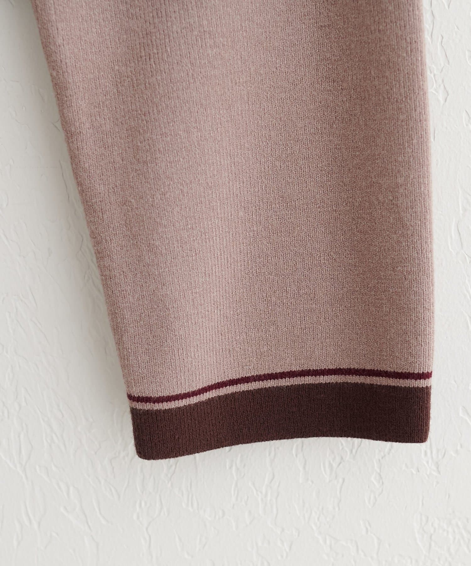 NICE CLAUP / OLIVE des OLIVE OUTLET(ナイスクラップ  / オリーブ デ オリーブ アウトレット) 【natural couture】配色ラインカーディガン