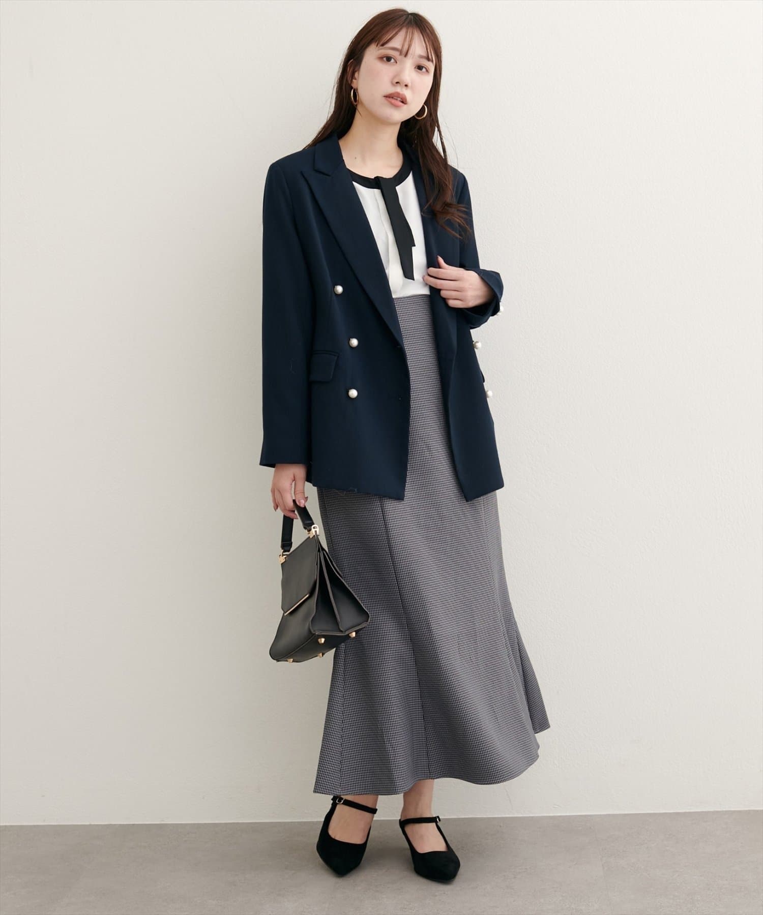 NICE CLAUP / OLIVE des OLIVE OUTLET(ナイスクラップ  / オリーブ デ オリーブ アウトレット) 【natural couture】レースＵＰウエストマーメイドスカー